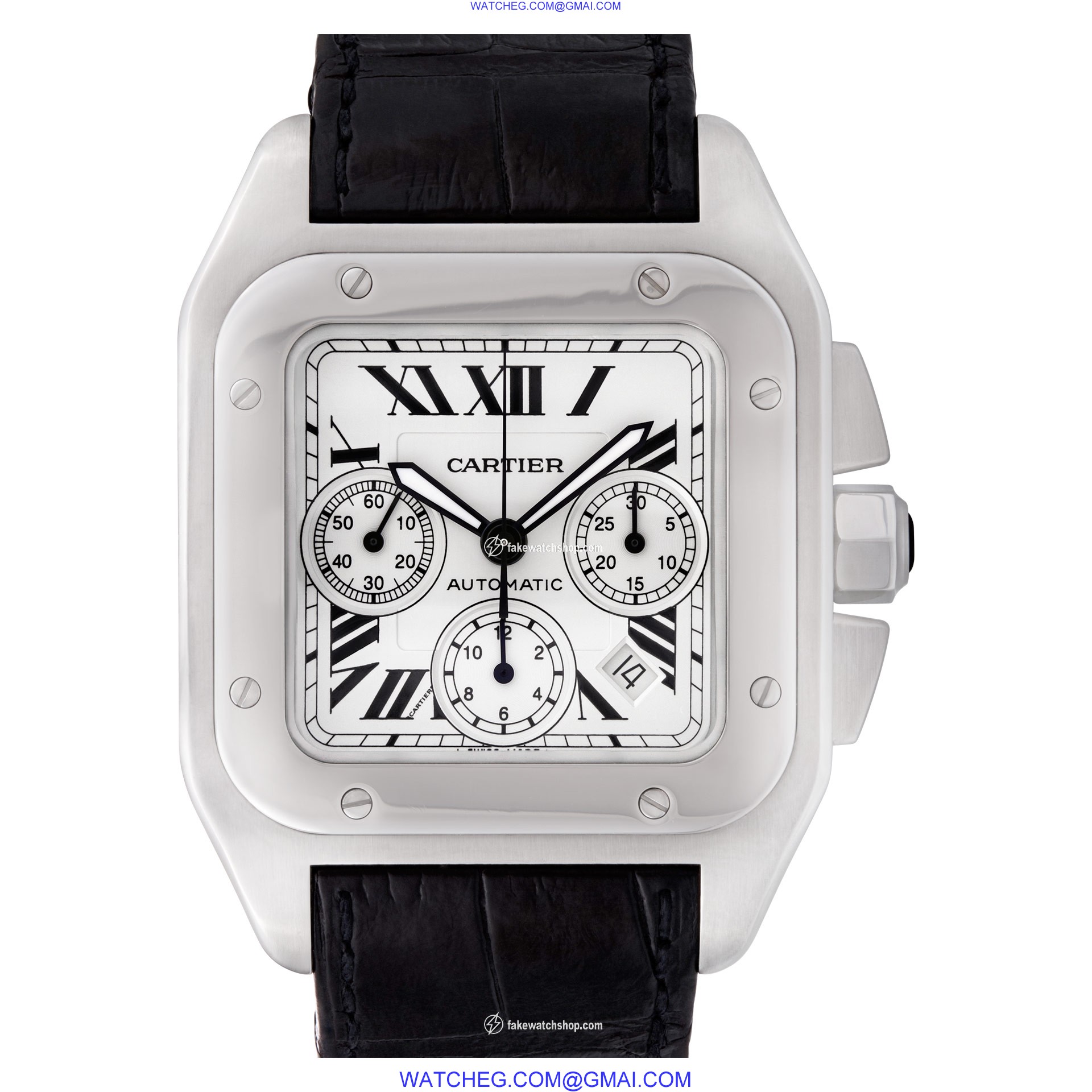 Cartier W20090X8 Santos 100 Automatic Male Stainless Steel