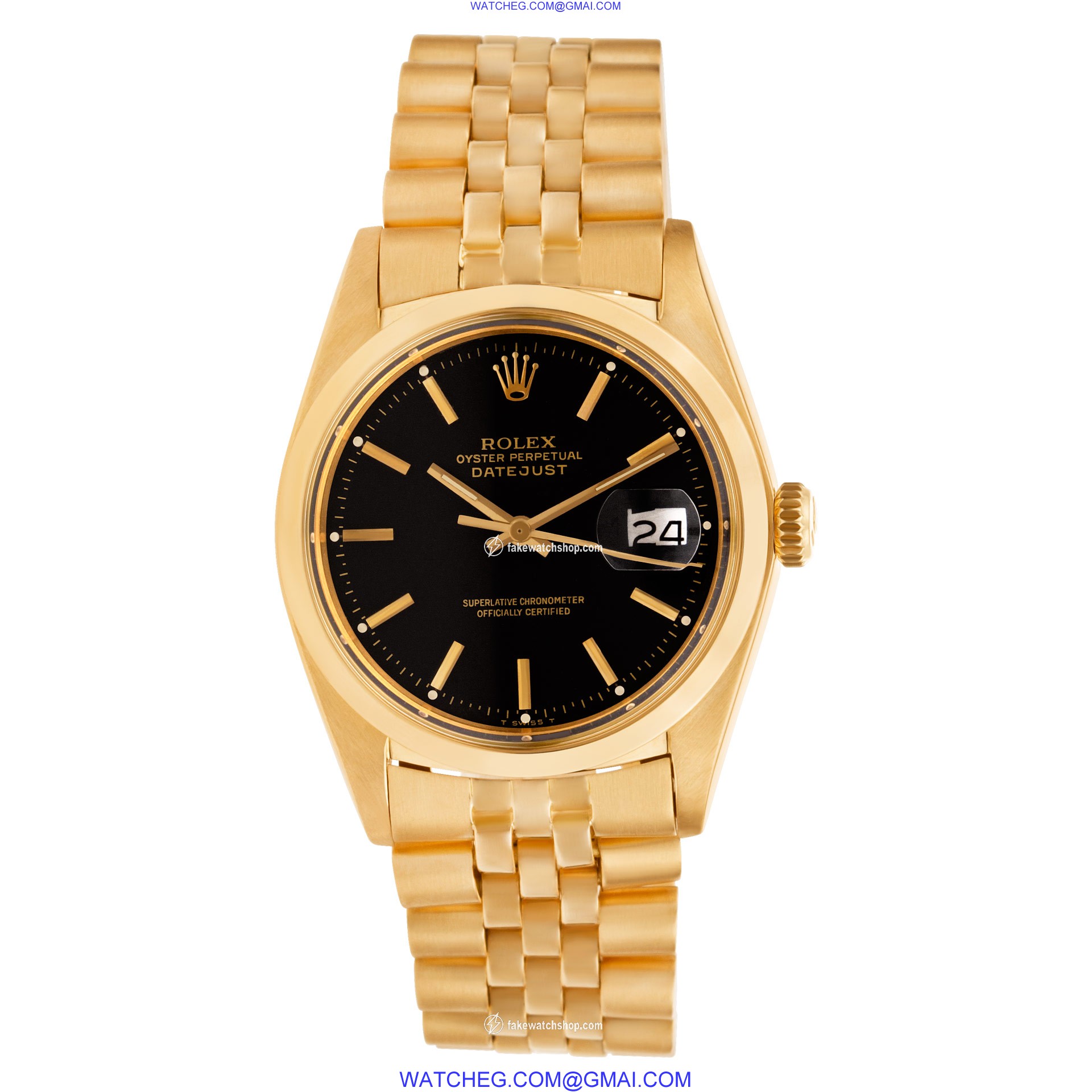 Rolex 1600 Datejust Automatic Male 18k yellow gold