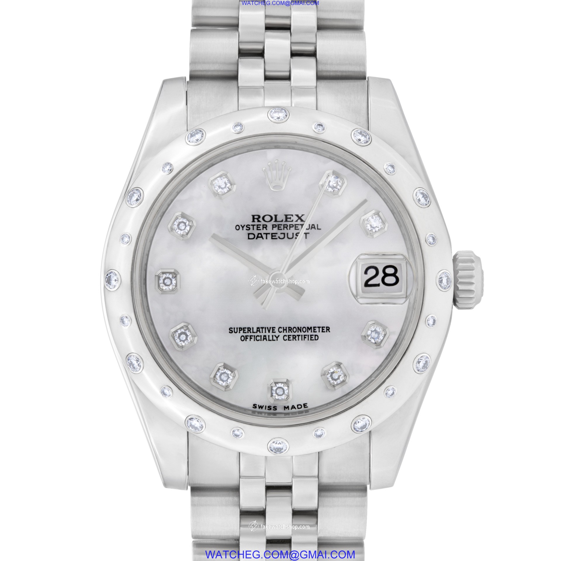 Rolex 178344 Datejust Automatic Female Stainless Steel