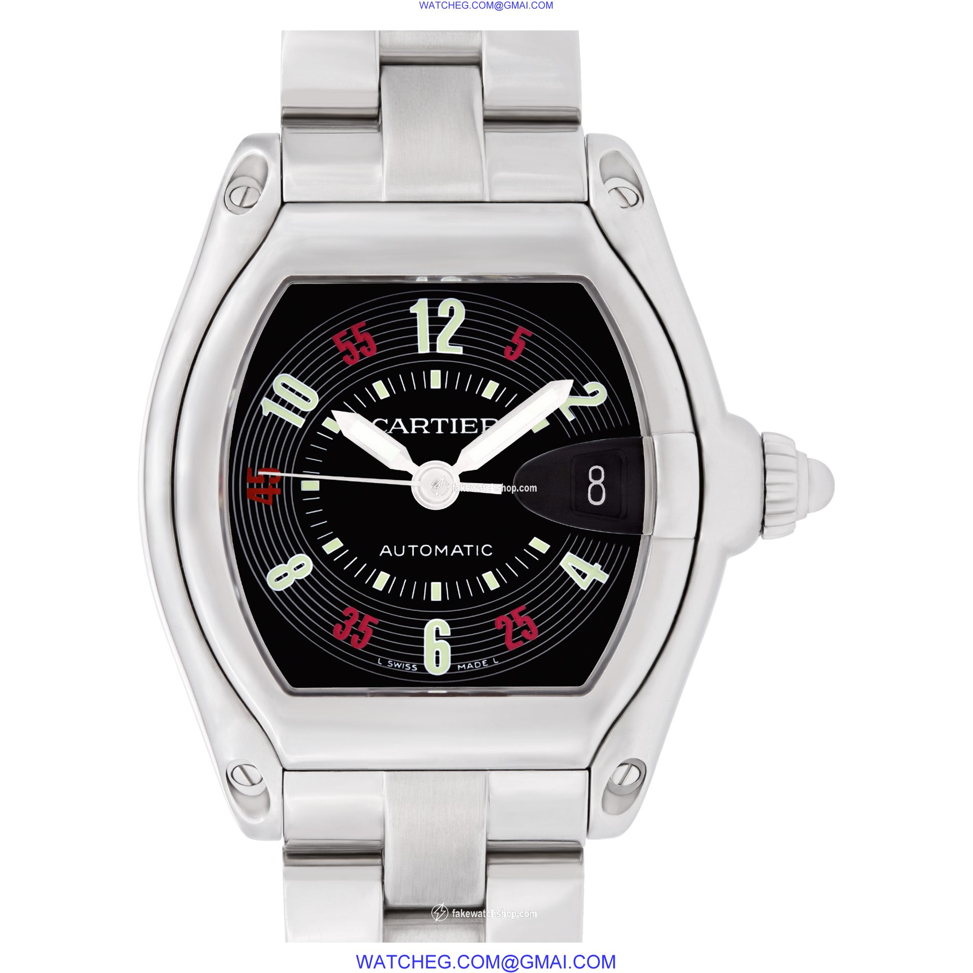 Cartier w62002v3 Roadster Automatic Male Stainless Steel