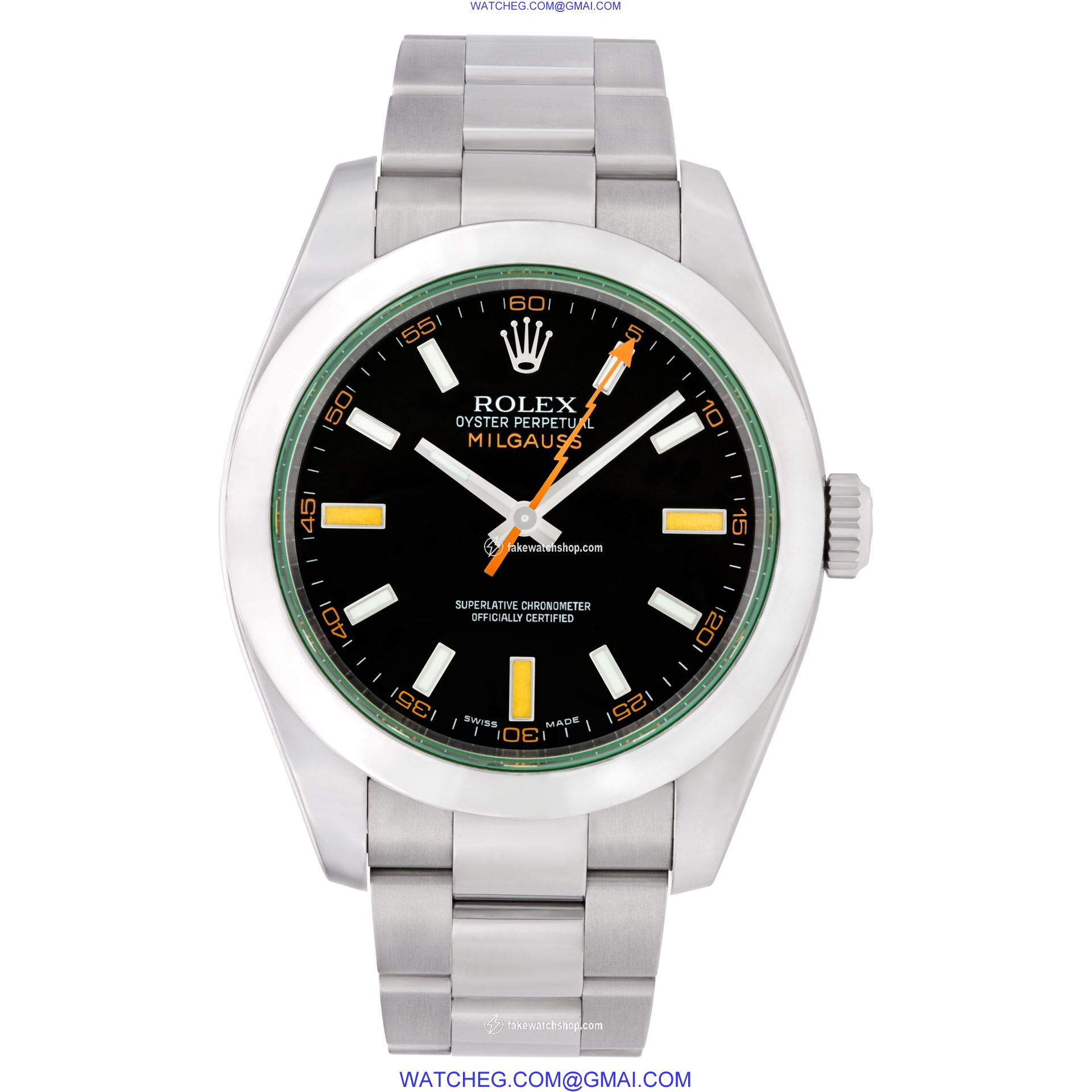 Rolex 116400 Milgauss Automatic Male Stainless Steel