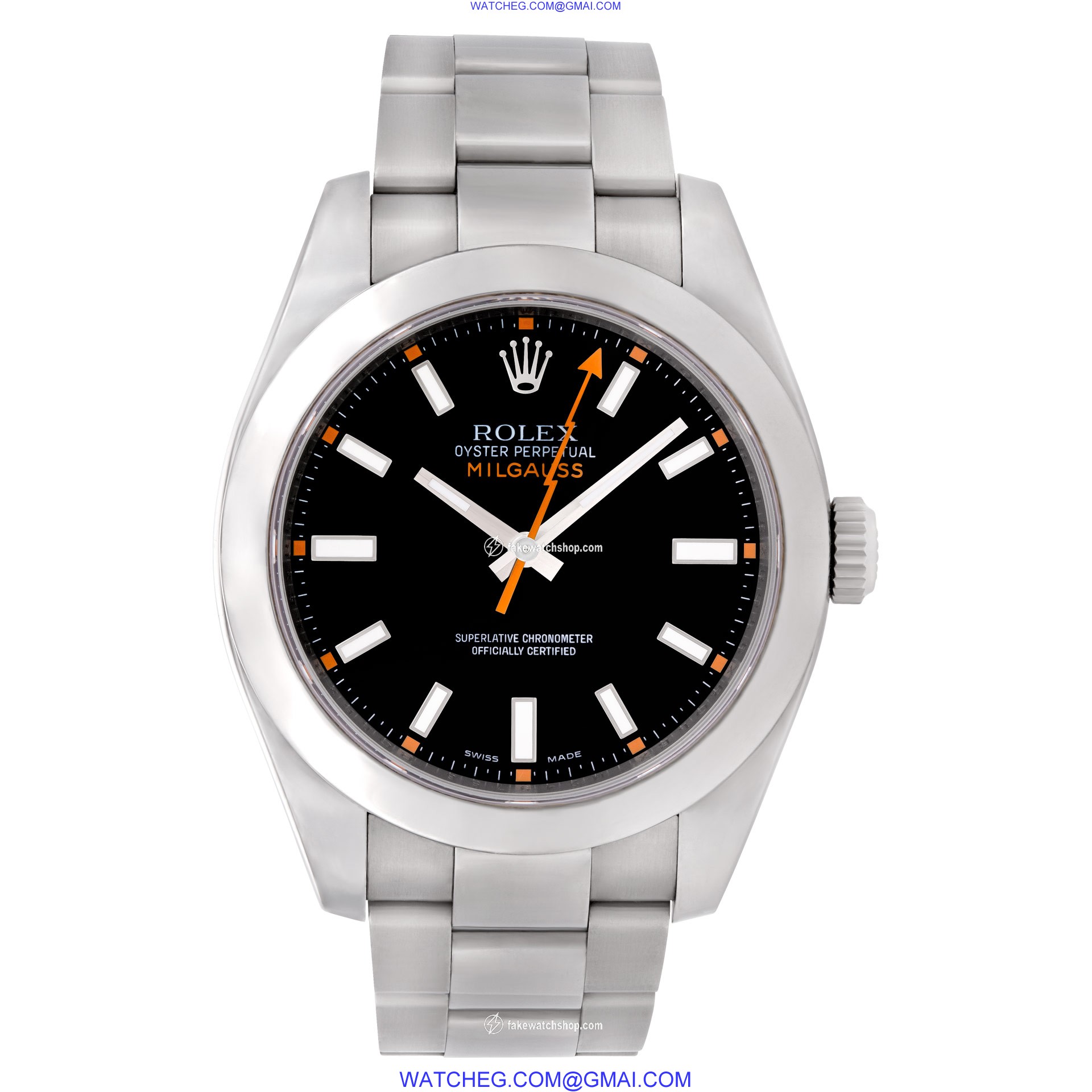 Rolex 116400 Milgauss Automatic Male Stainless Steel