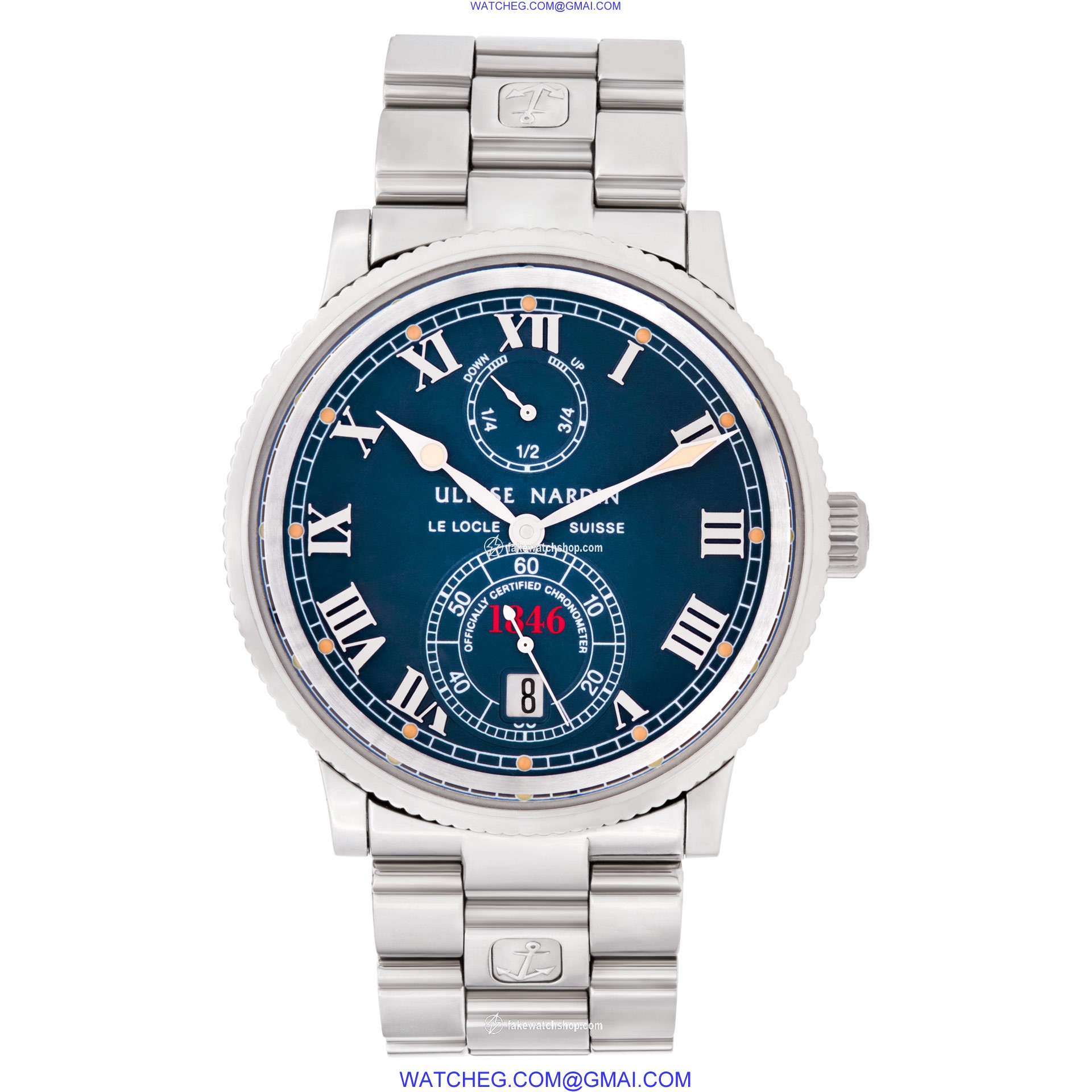 Ulysse Nardin 263-22-7/40 Marine Chronometer Automatic Male Stainless Steel