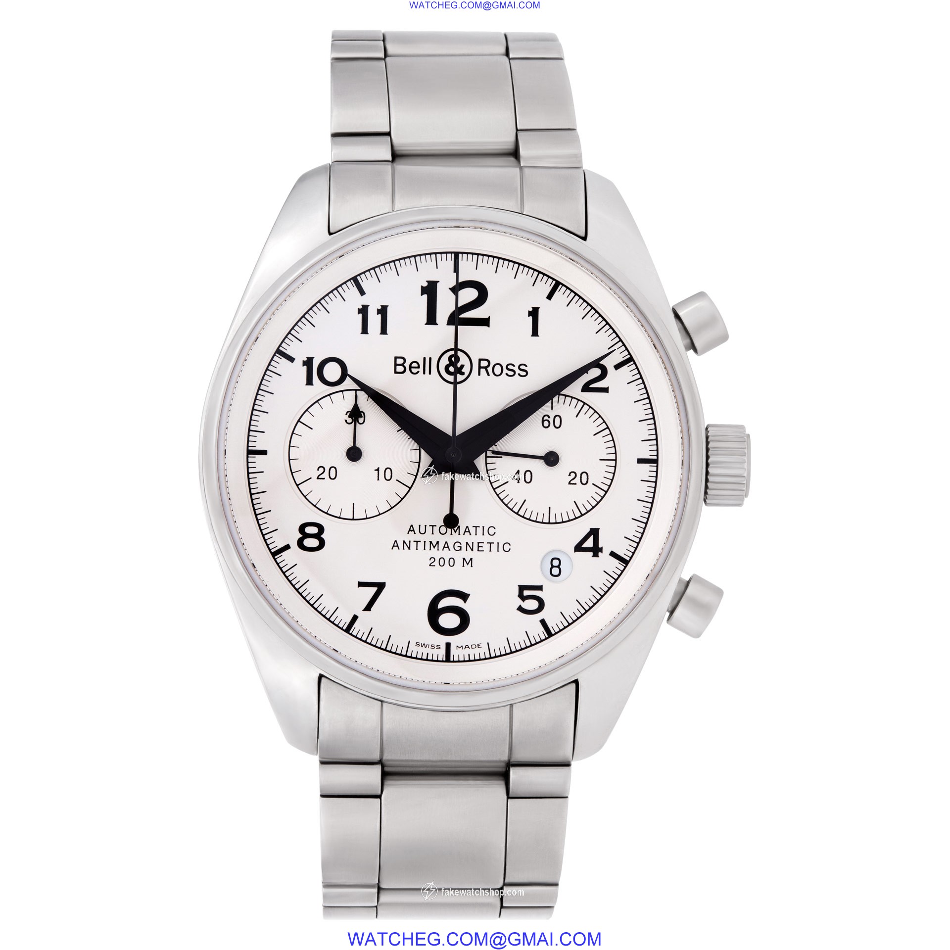 Bell & Ross BR-126 vintage 126 Automatic Male Stainless Steel
