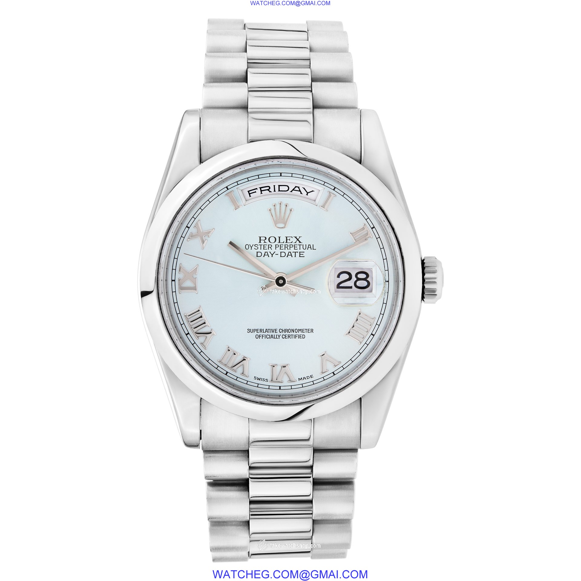 Rolex 118206 Day-Date Automatic Male Platinum