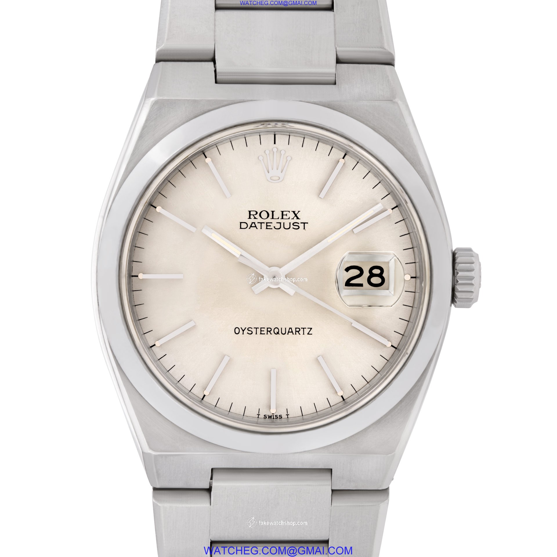 Rolex 17000 Datejust Quartz Unisex Stainless Steel