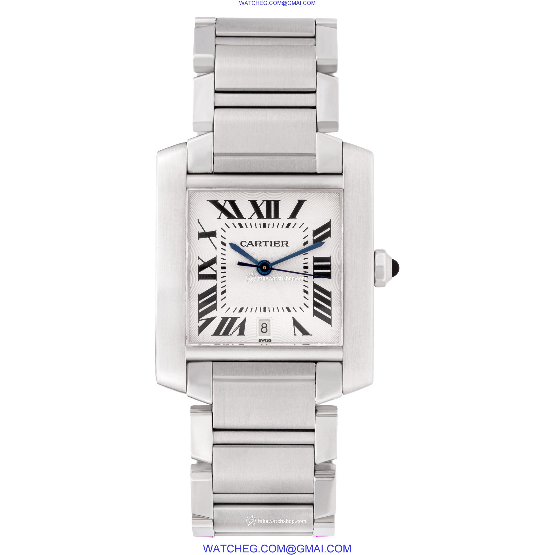 Cartier w51002q3 Tank Francaise Automatic Unisex Stainless Steel