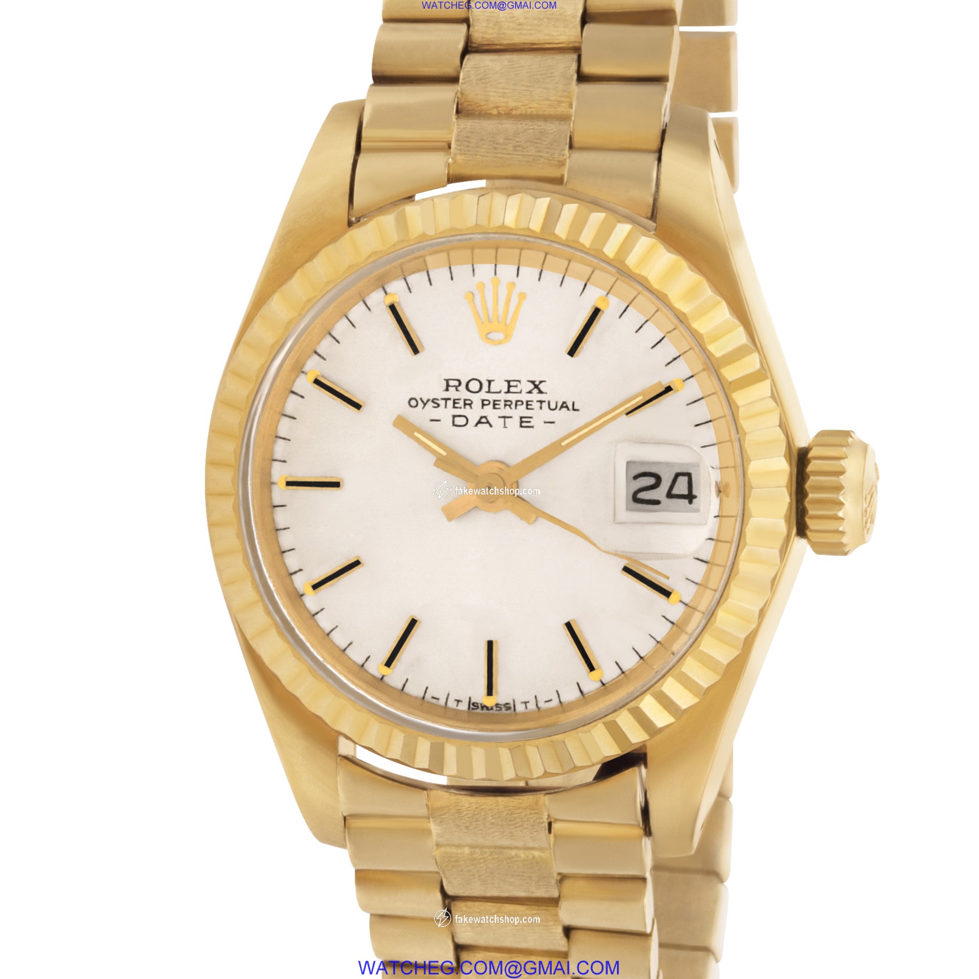 Rolex 6917 Date Automatic Female 18k yellow gold
