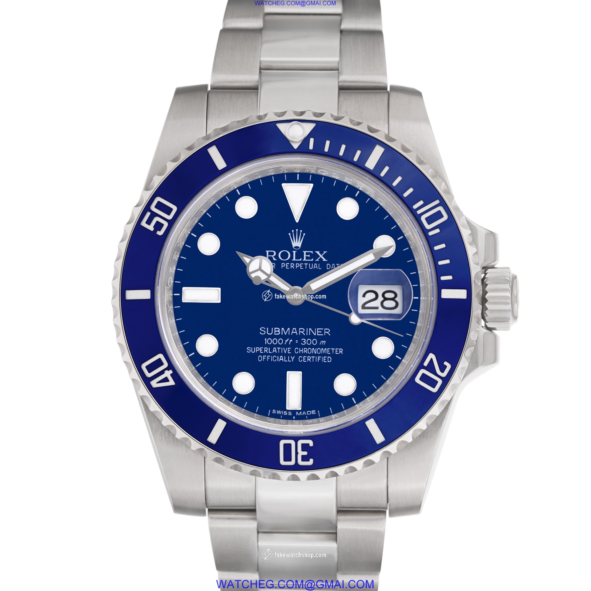 Rolex 116619 Submariner Automatic Male 18k White Gold