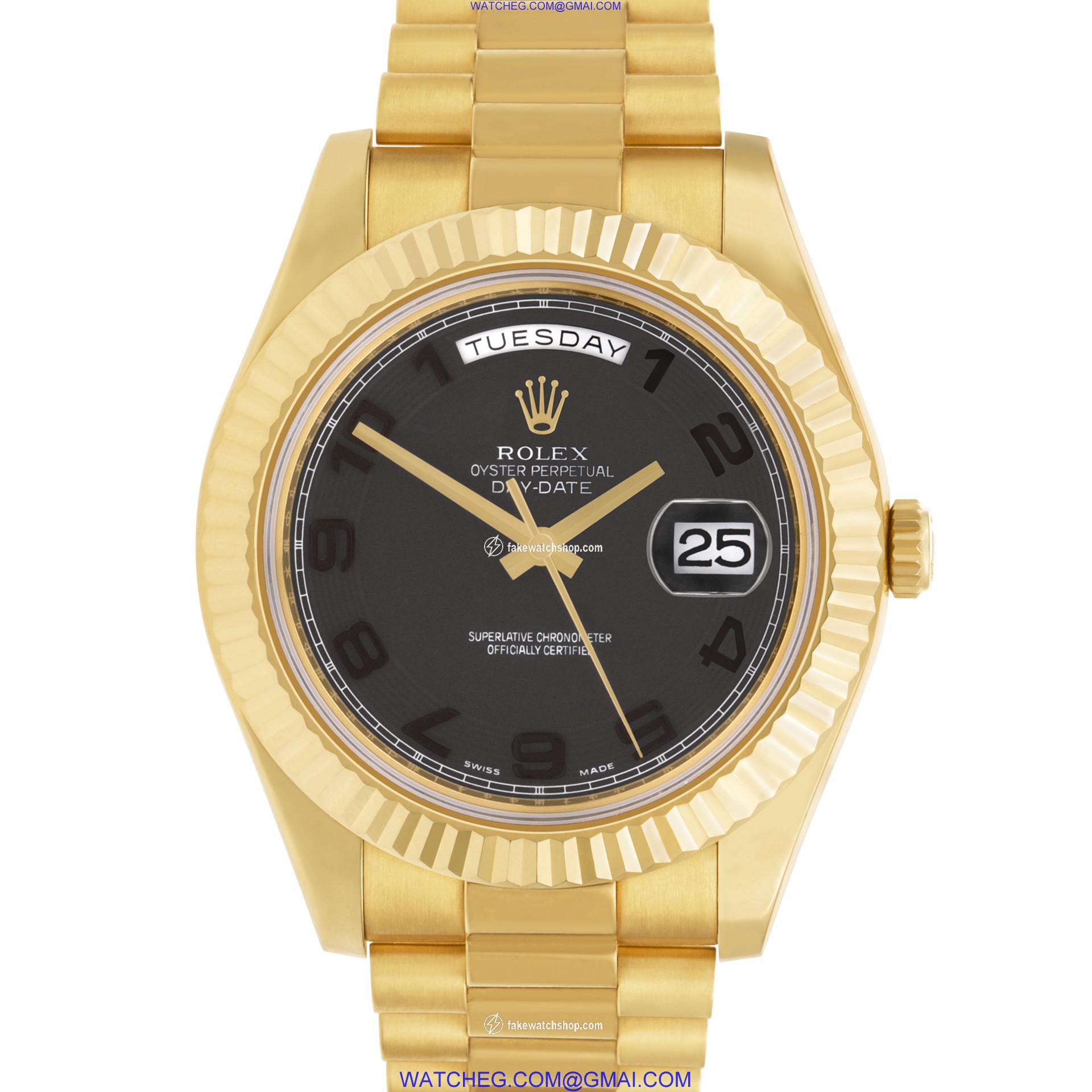 Rolex 218238 Day-Date Automatic Male 18k Yellow Gold