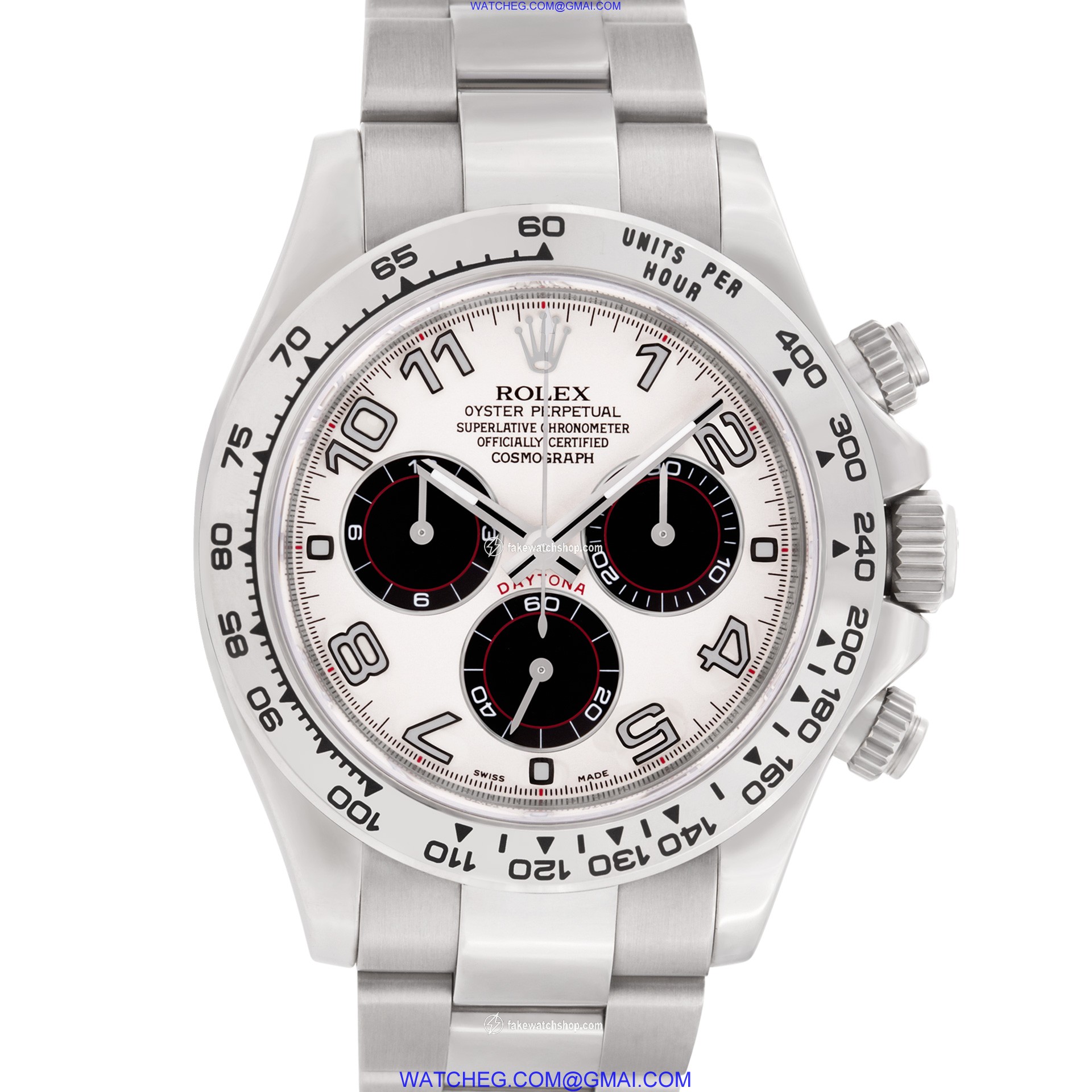 Rolex 116509 Daytona Automatic Male 18k White Gold