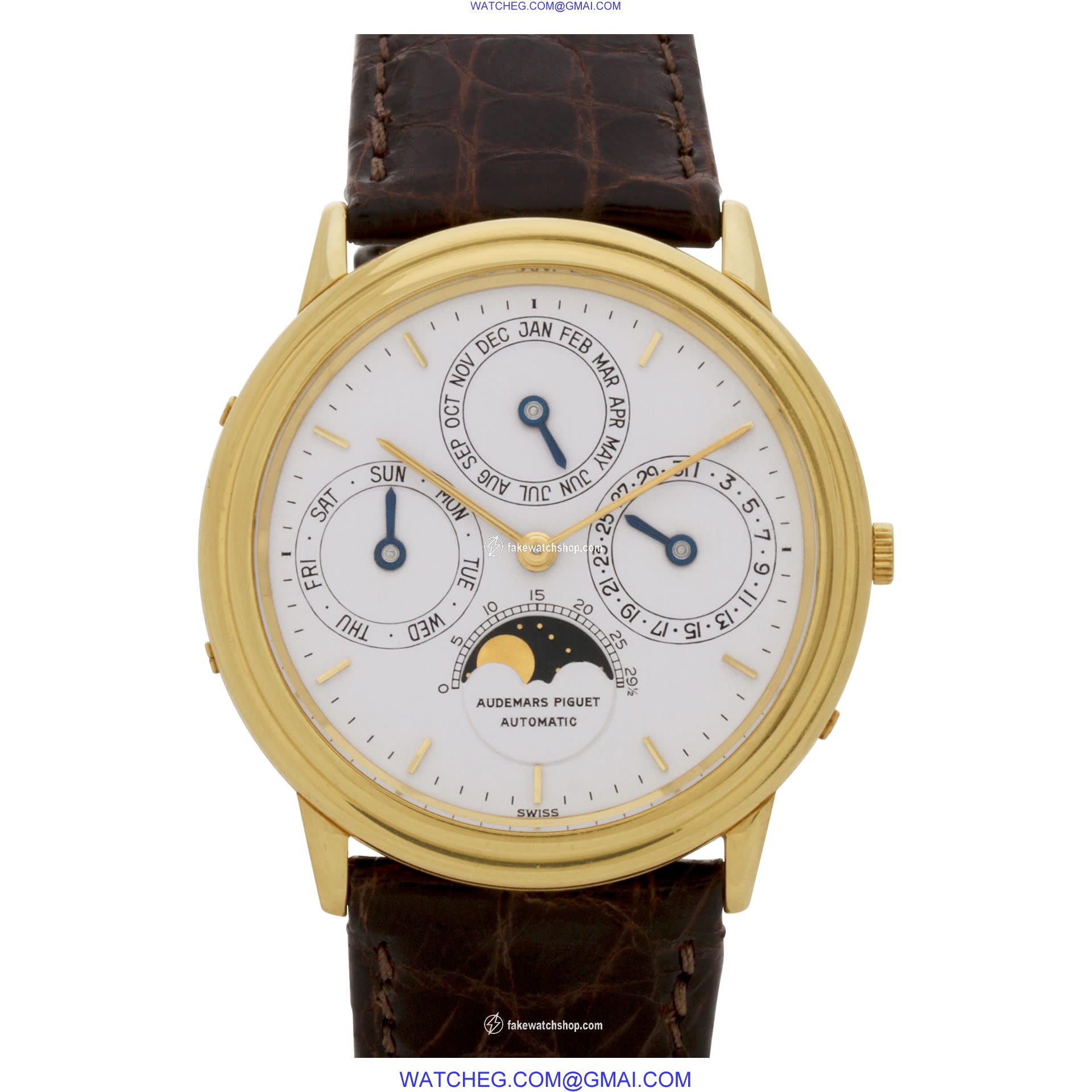Audemars Piguet B40364 Perpetual Calendar Automatic Male 18k yellow gold