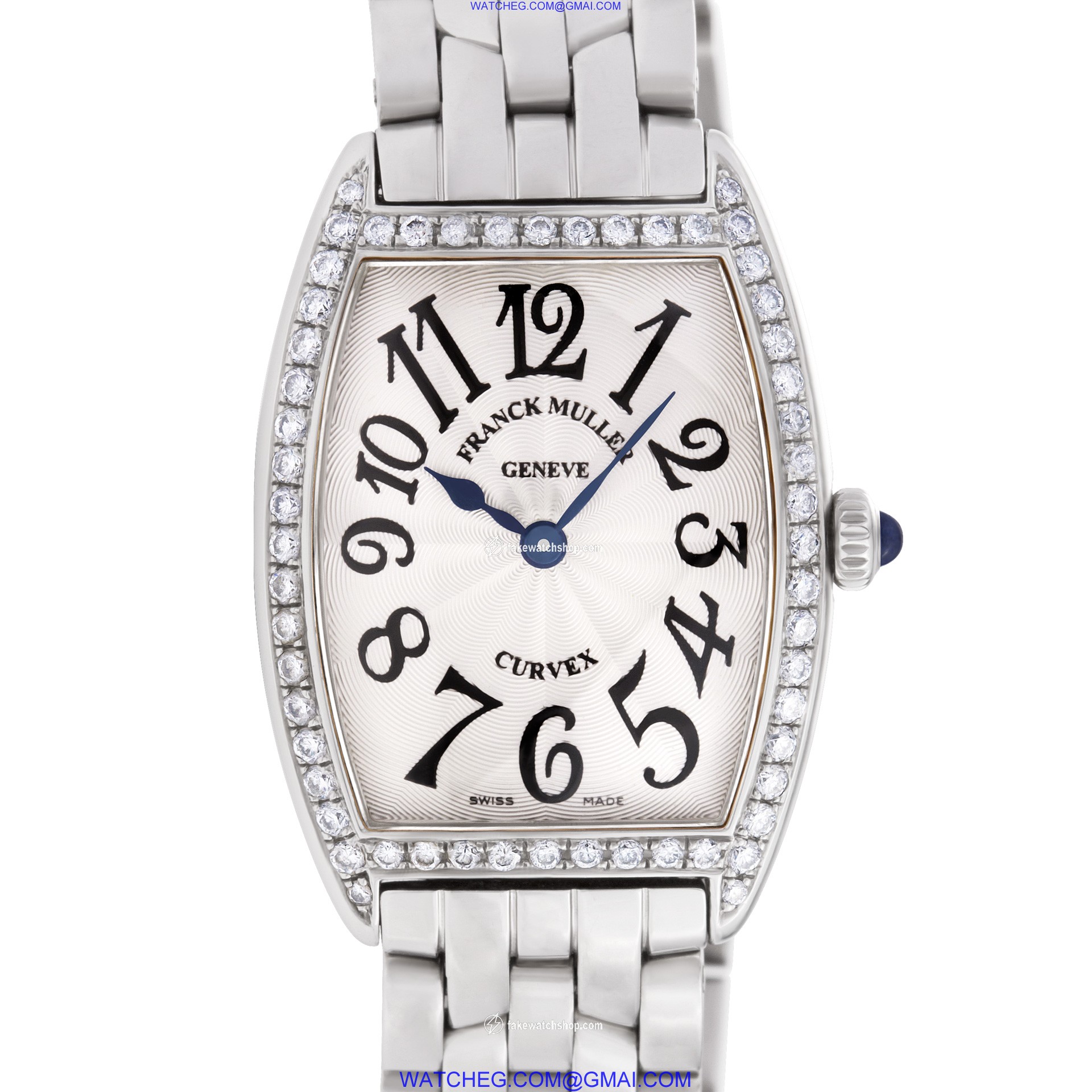 Franck Muller 1752 QZ Curvex Quartz Female Stainless Steel