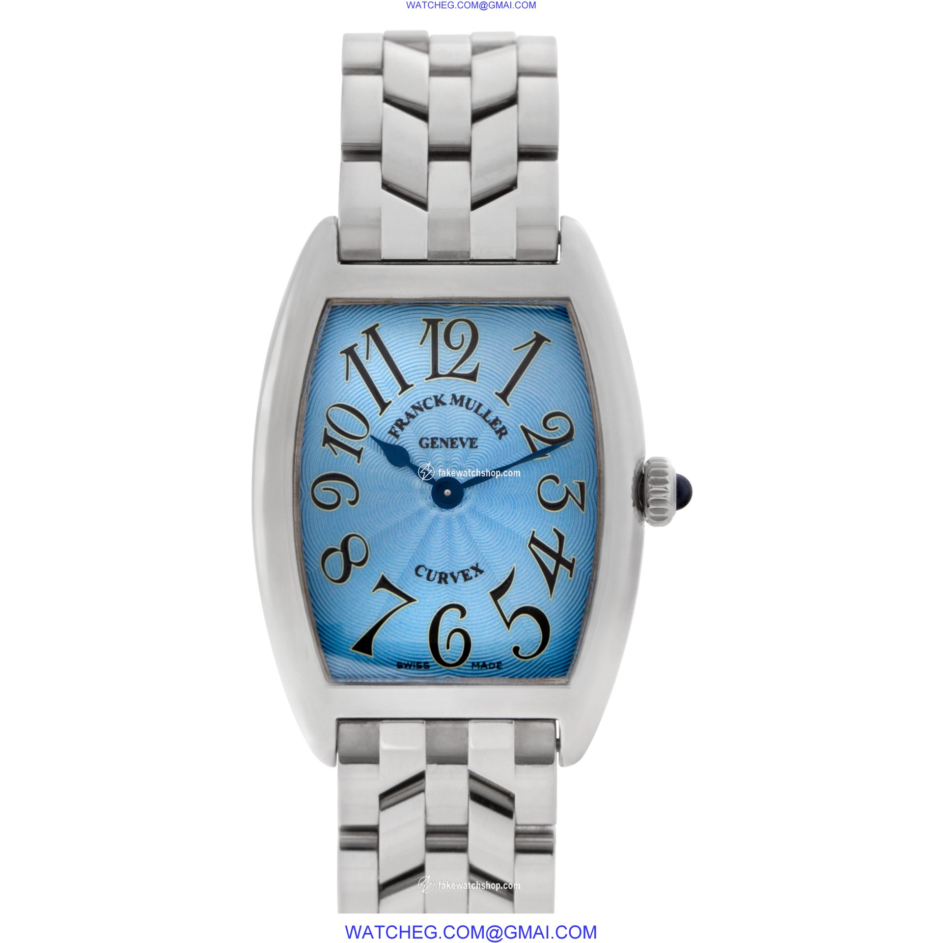 Franck Muller 1752 QZ Curvex Quartz Female Stainless Steel