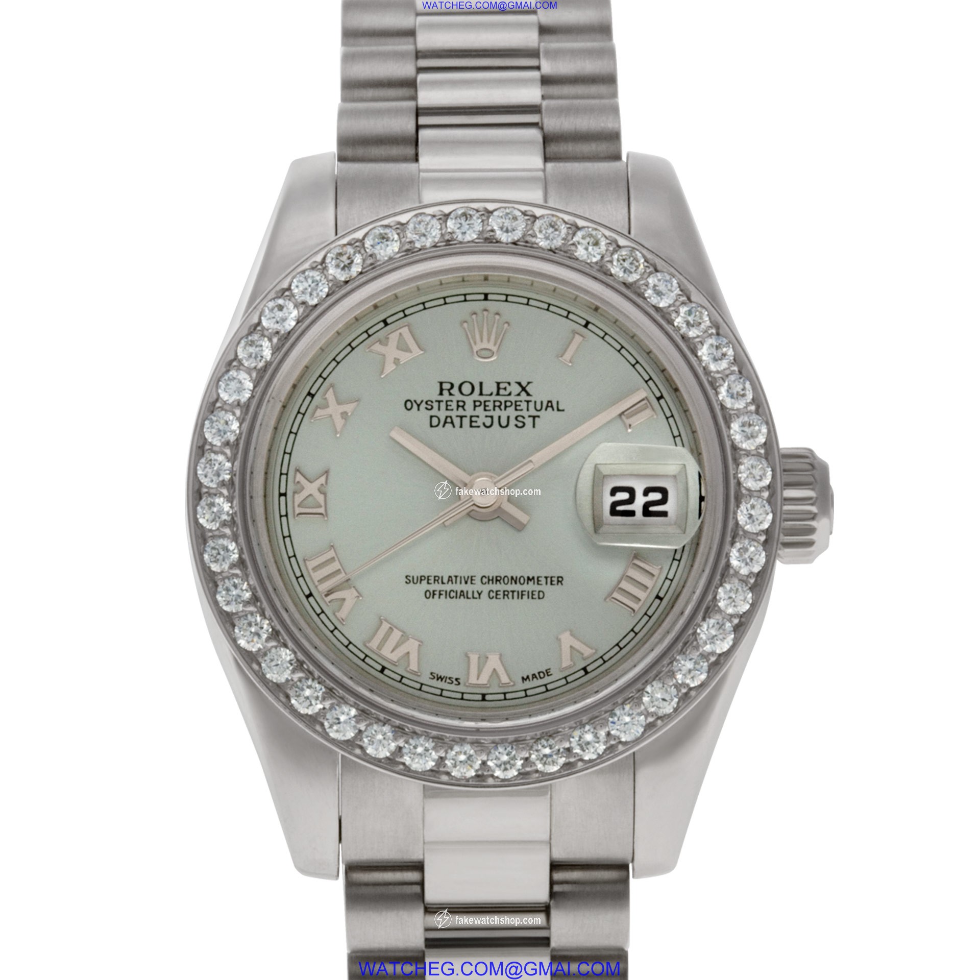 Rolex 179166 Datejust Automatic Female Platinum