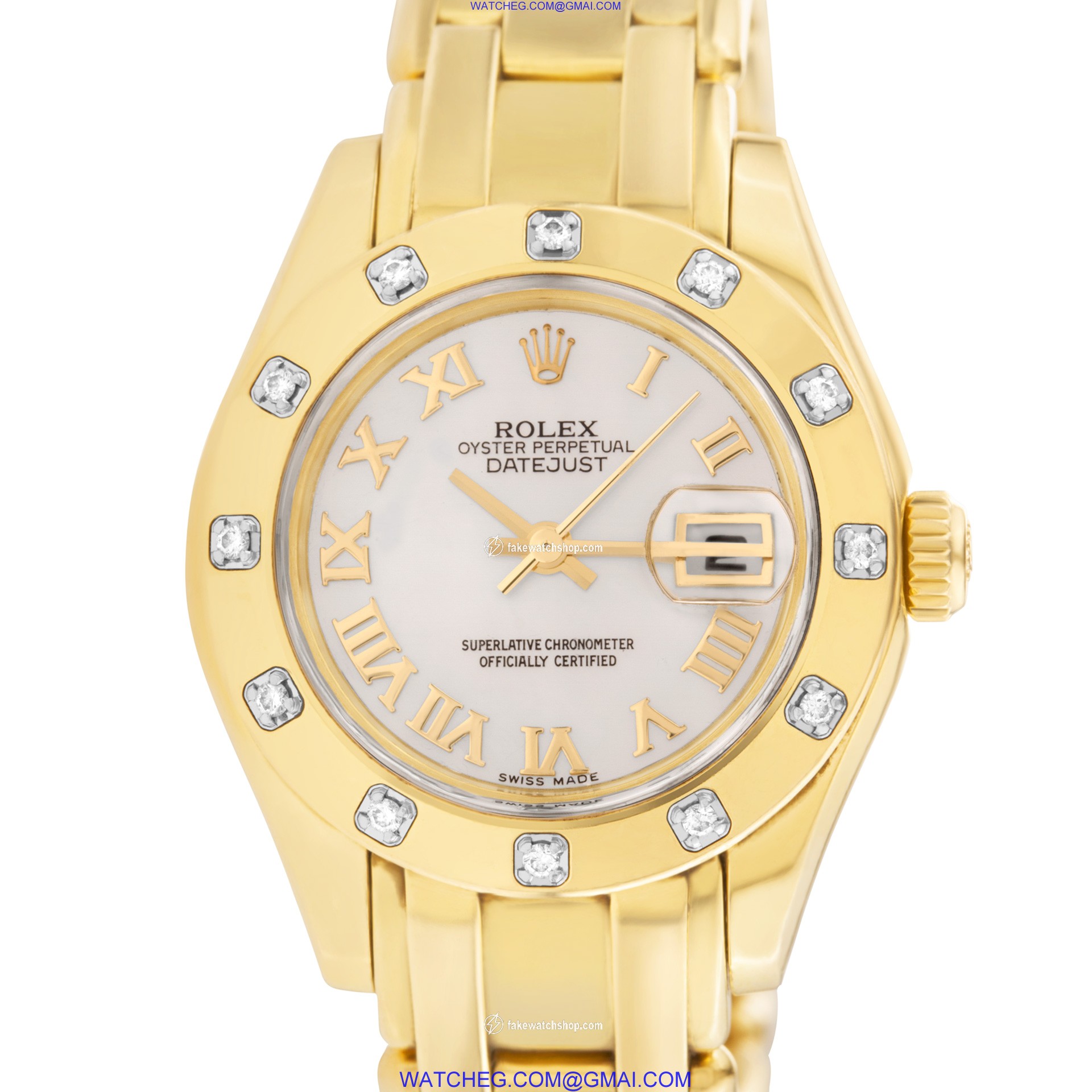 Rolex 80318 Pearlmaster Automatic Female 18k yellow gold