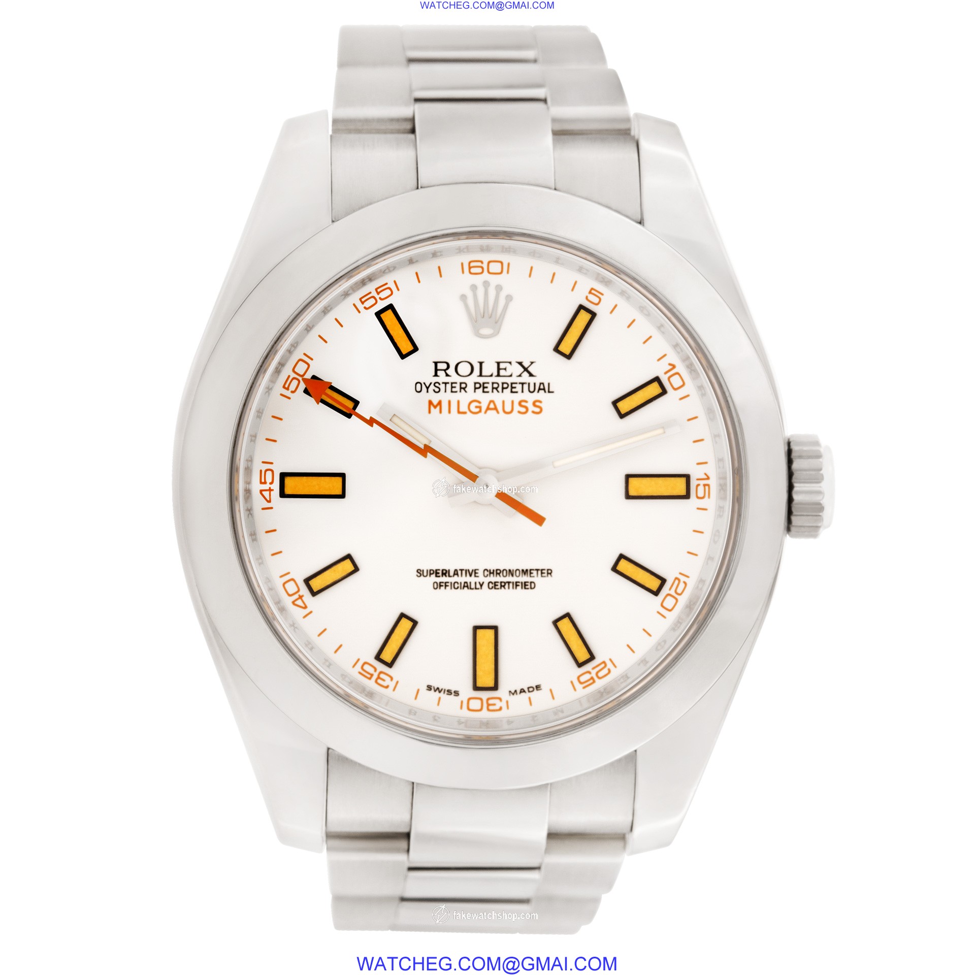 Rolex 116400 Milgauss Automatic Male Stainless Steel