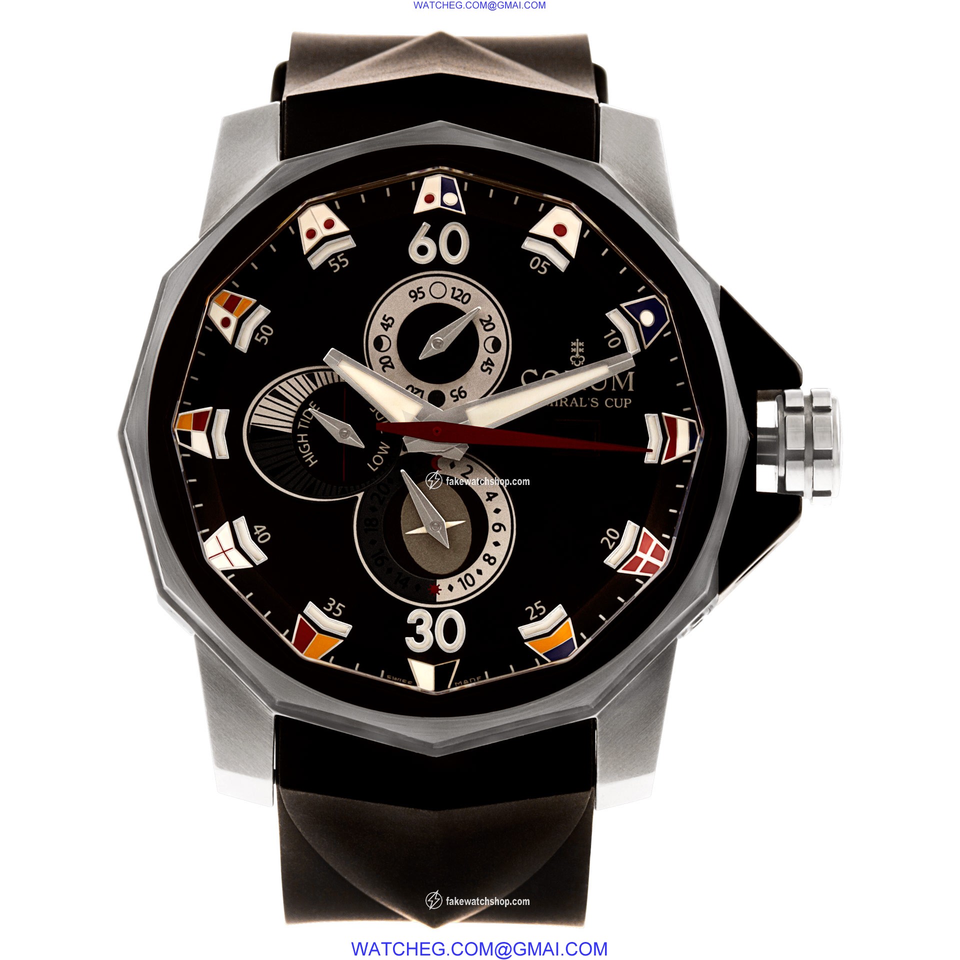 Corum 75393506V791AN52 Admirals Cup Automatic Male Titanium