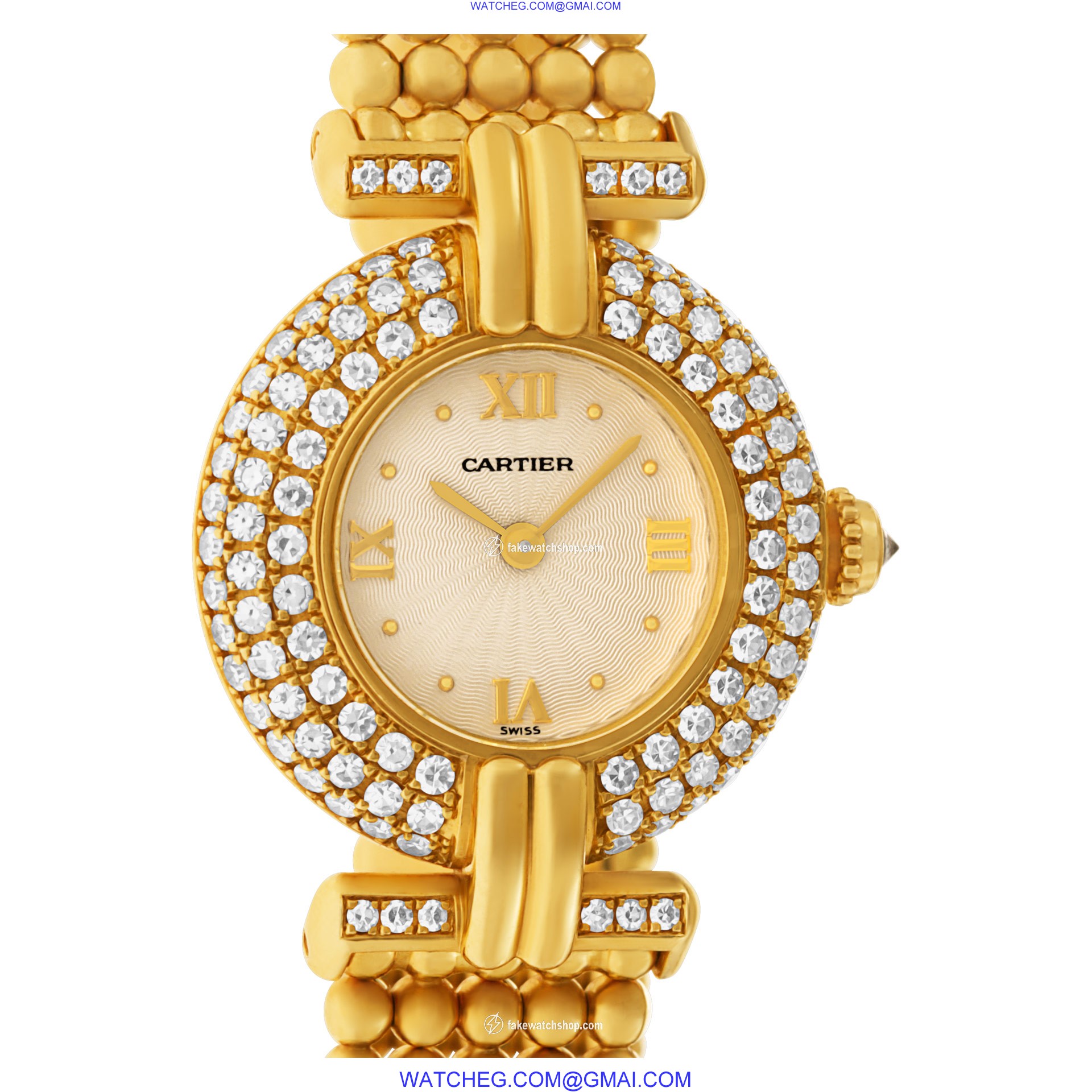 Cartier 1980 Colisee Quartz Female 18k yellow gold
