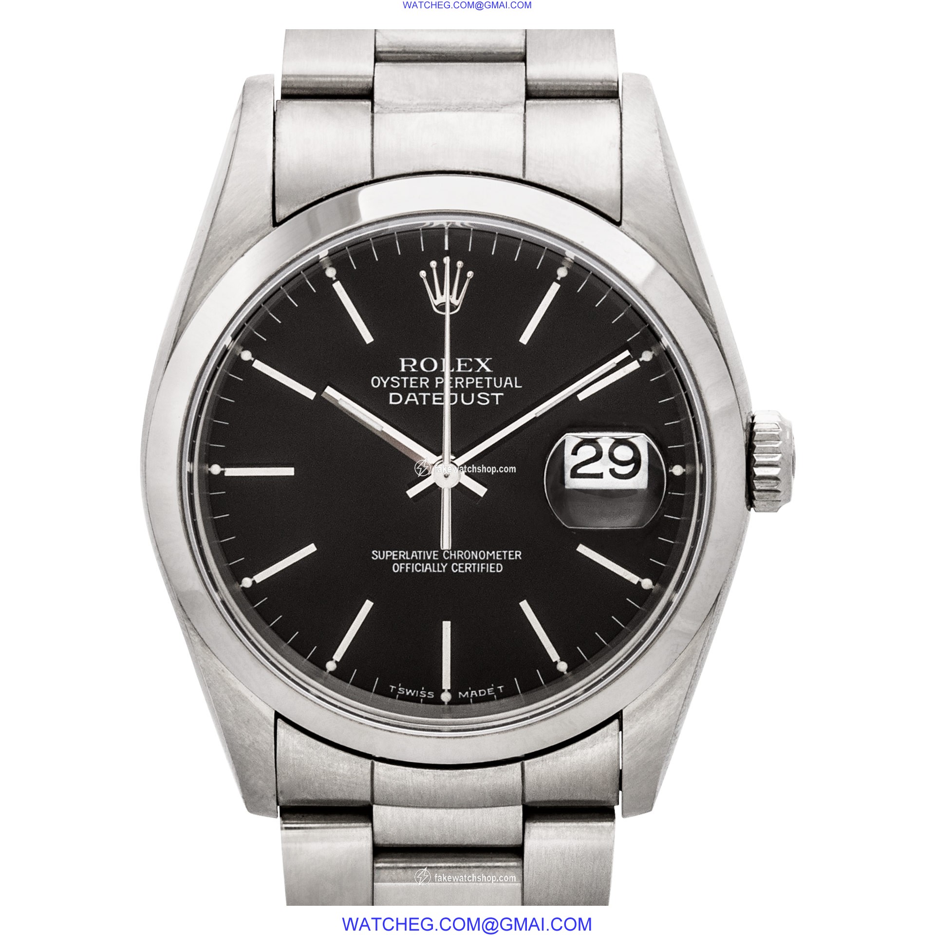 Rolex 16200 Datejust Automatic Unisex Stainless Steel