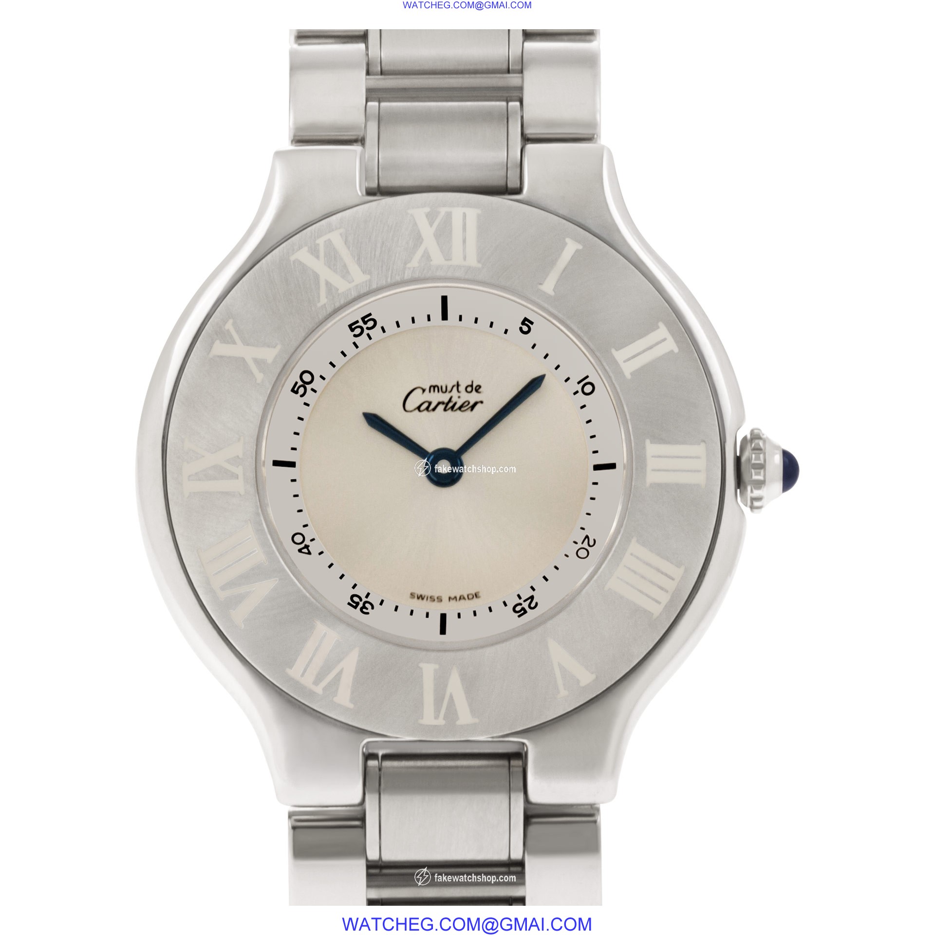 Cartier 1330 Must de Quartz Female Stainless Steel