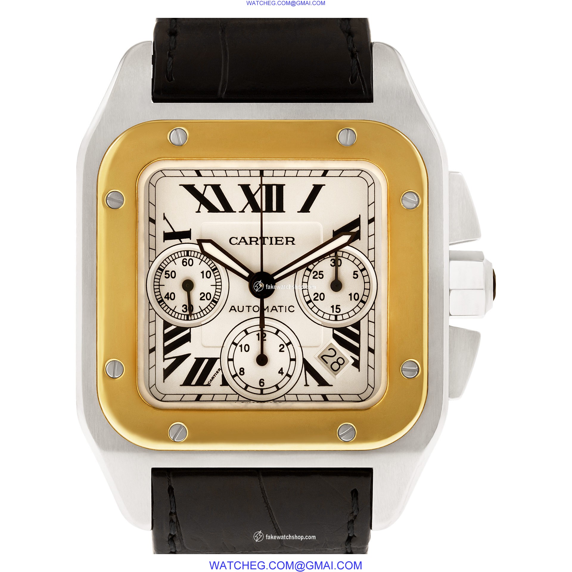Cartier W520091X03 Santos 100 Automatic Male Stainless Steel