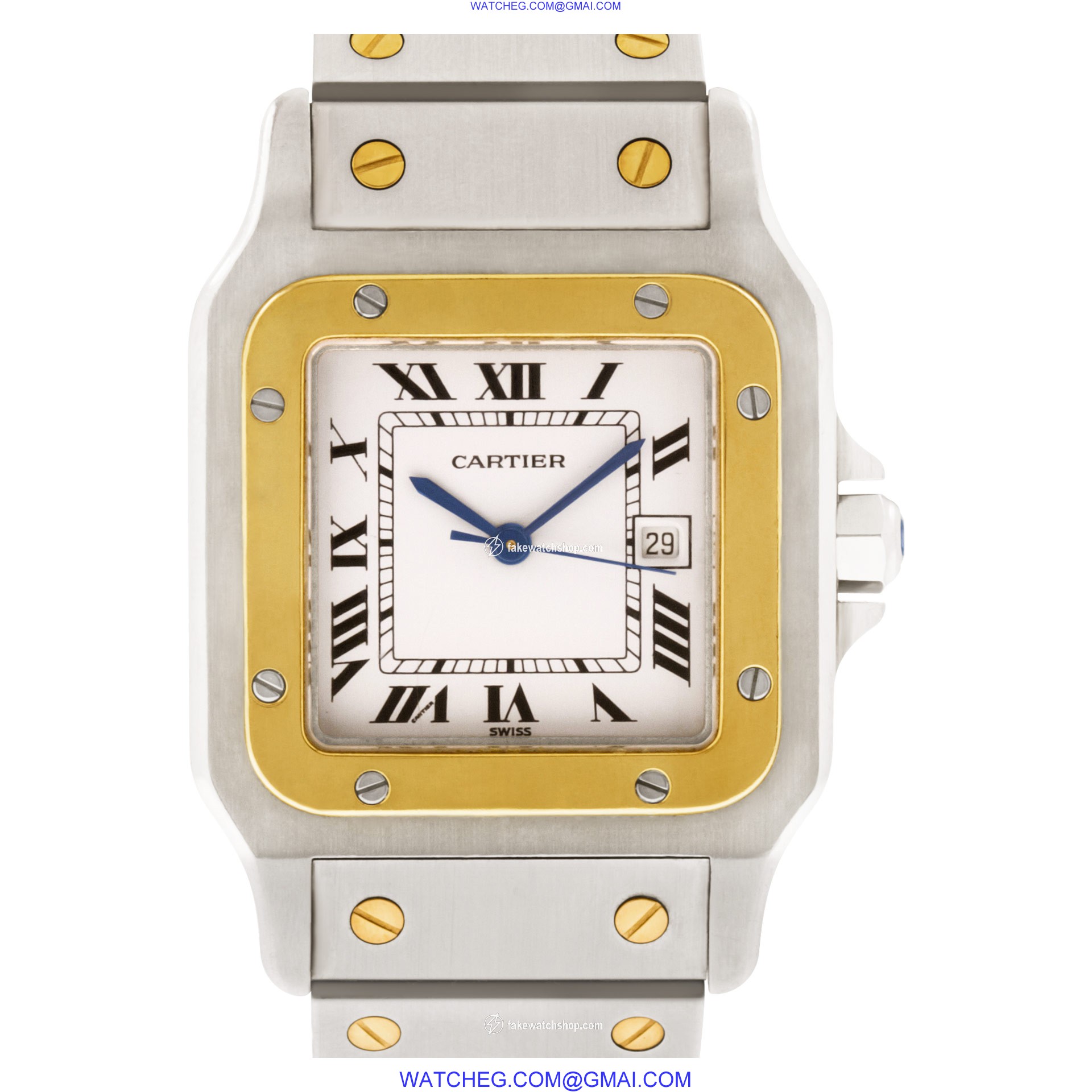 Cartier W20011C4 Santos Automatic Unisex Stainless Steel