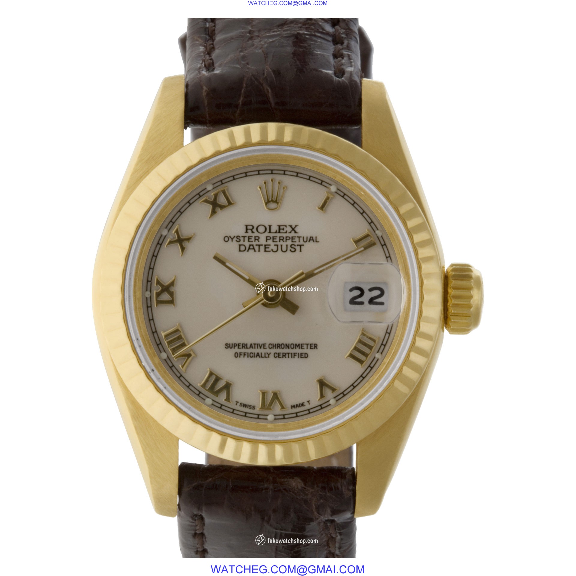 Rolex 69178 Datejust Automatic Female 18k yellow gold