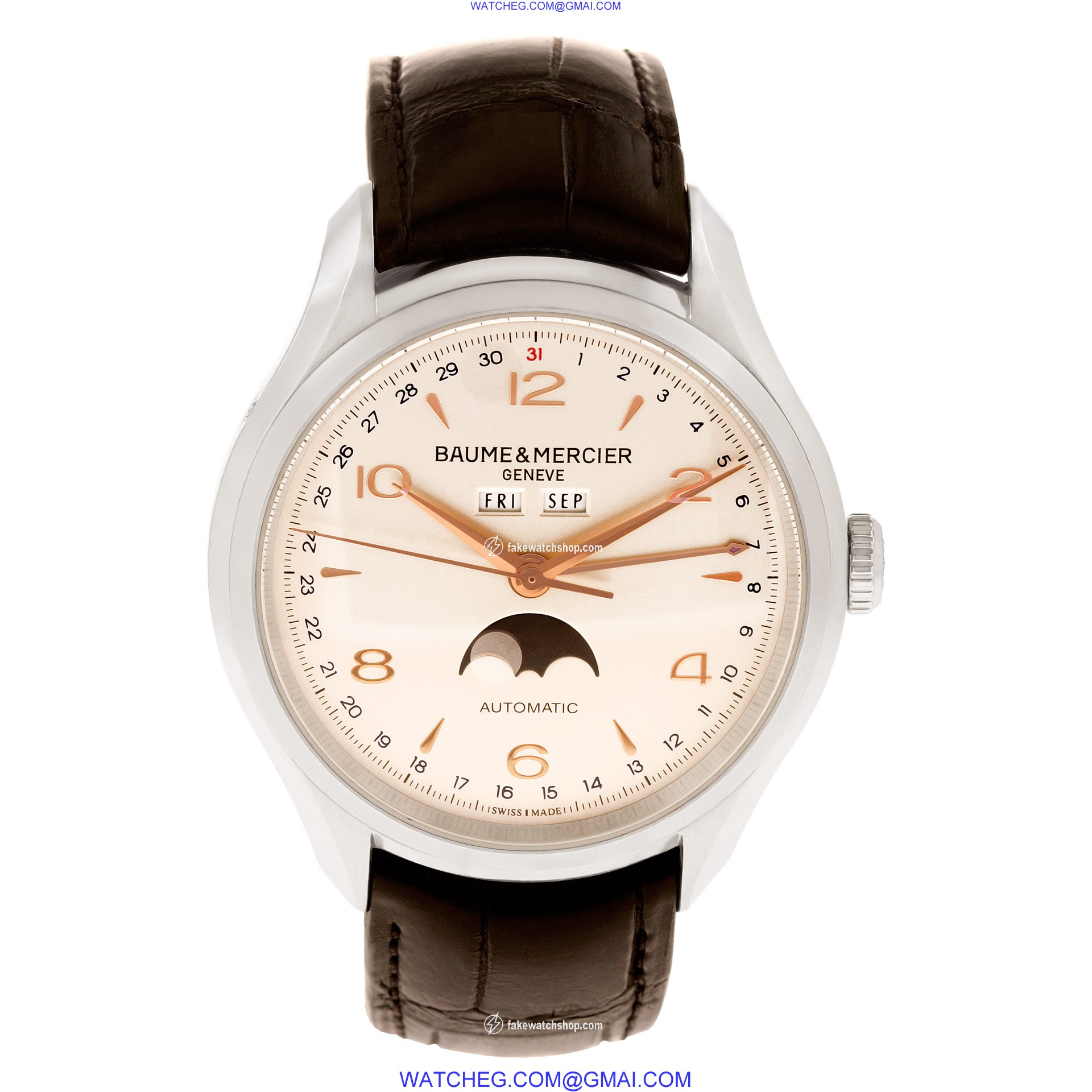 Baume & Mercier 10055 Clifton Automatic Male Stainless Steel