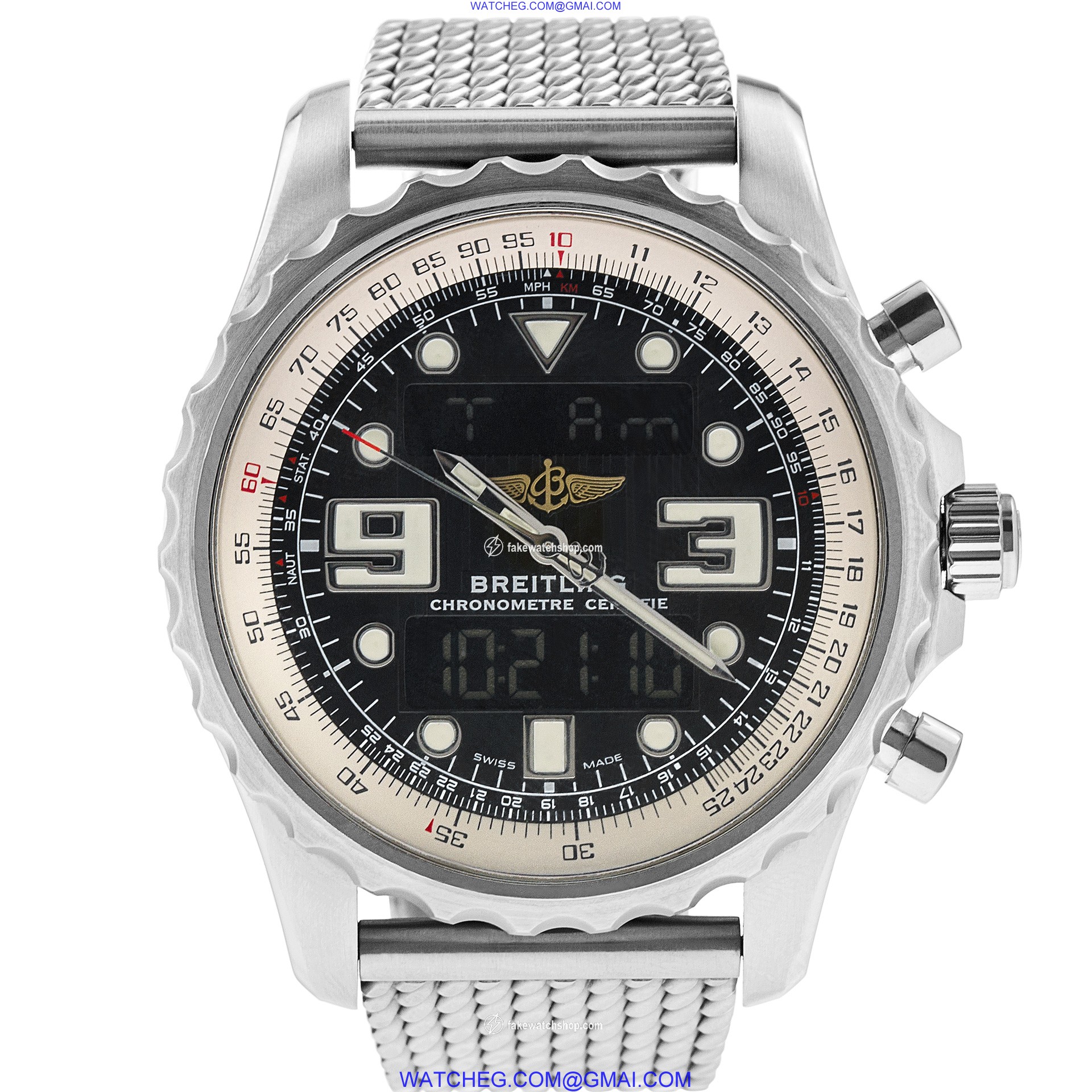 Breitling A78365 Chrono Space Quartz Male Stainless Steel