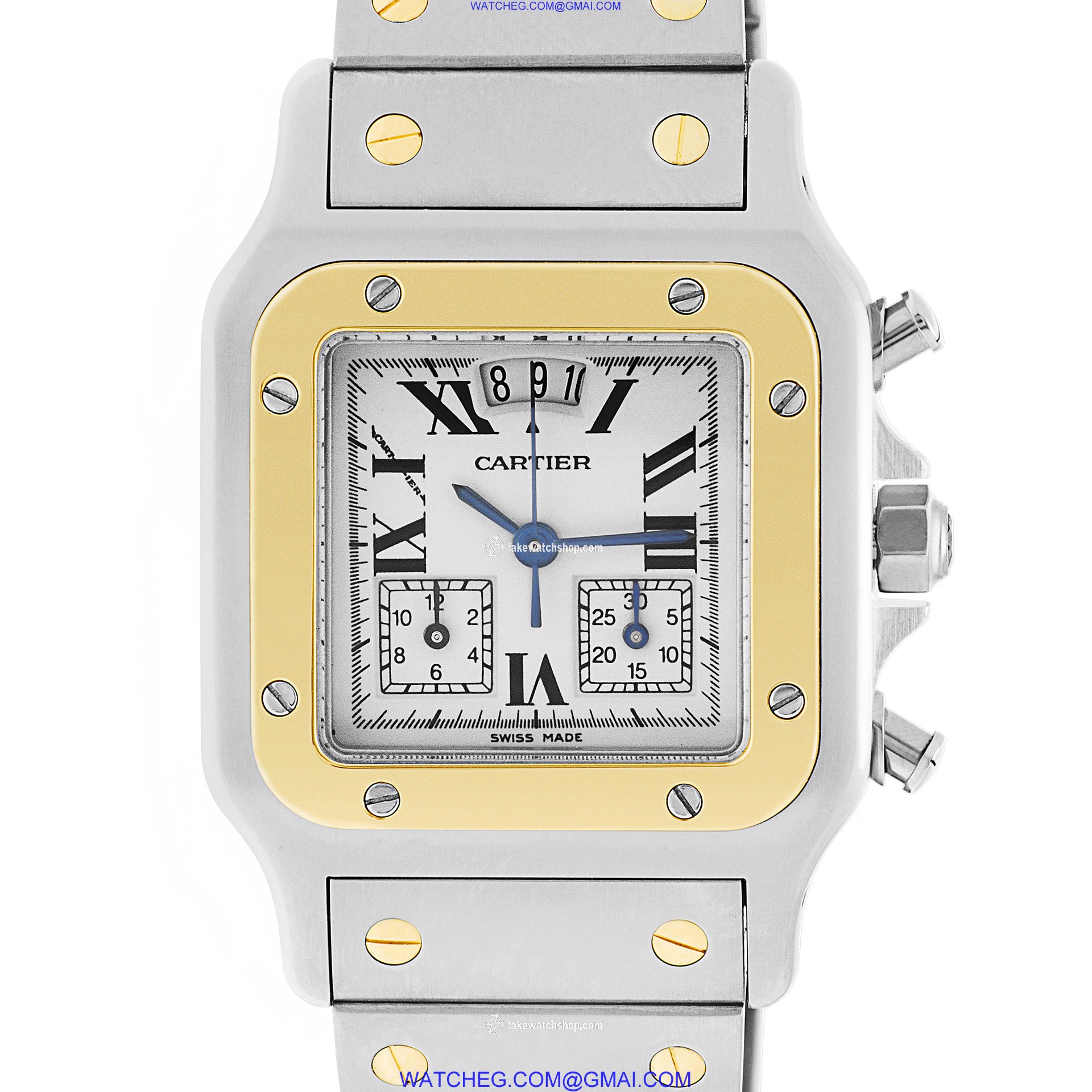 Cartier 2425 Santos Automatic Unisex Stainless Steel