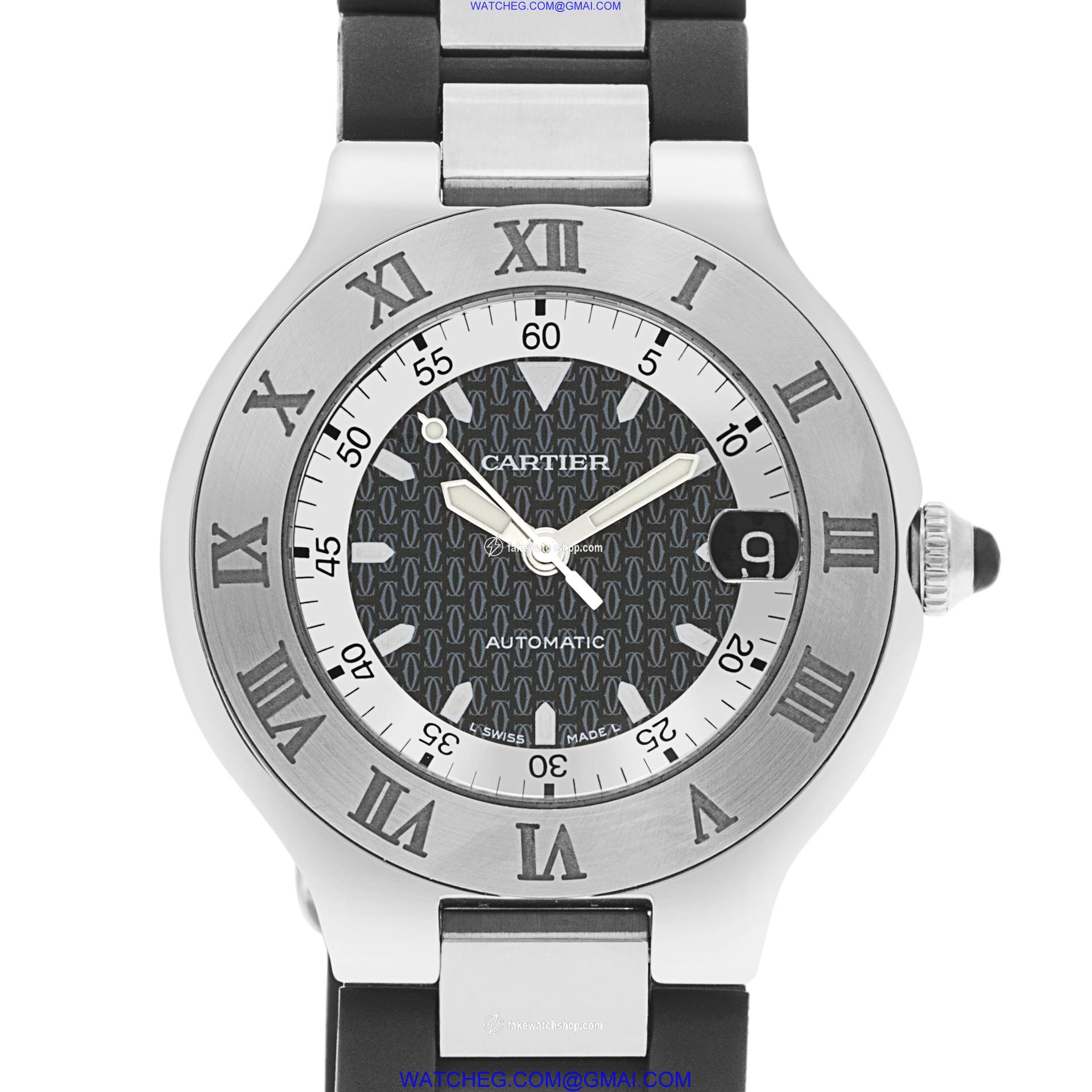 Cartier W10147U2 Autoscaph Automatic Unisex Stainless Steel