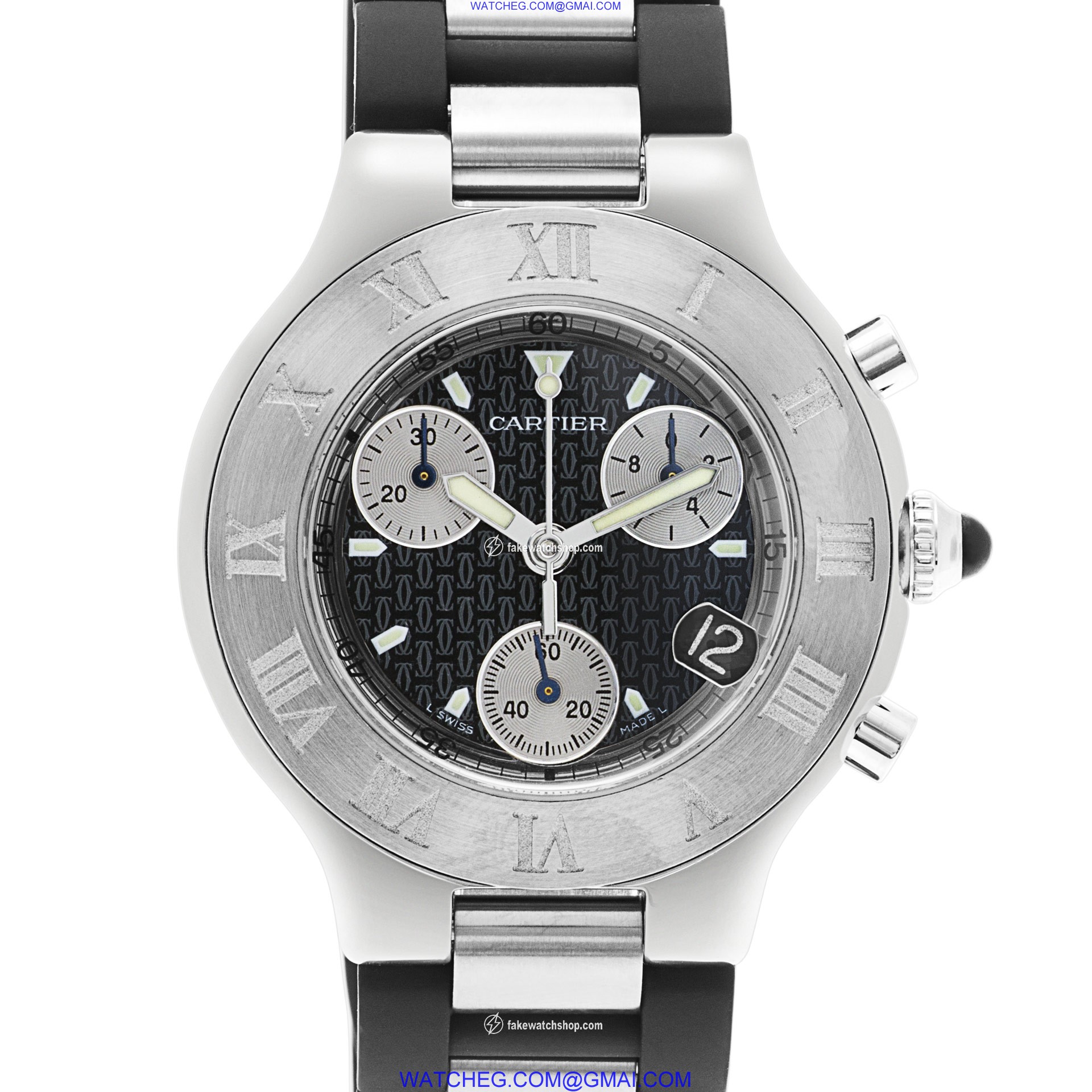 Cartier w510125u2 Chronograph Quartz Unisex Stainless Steel