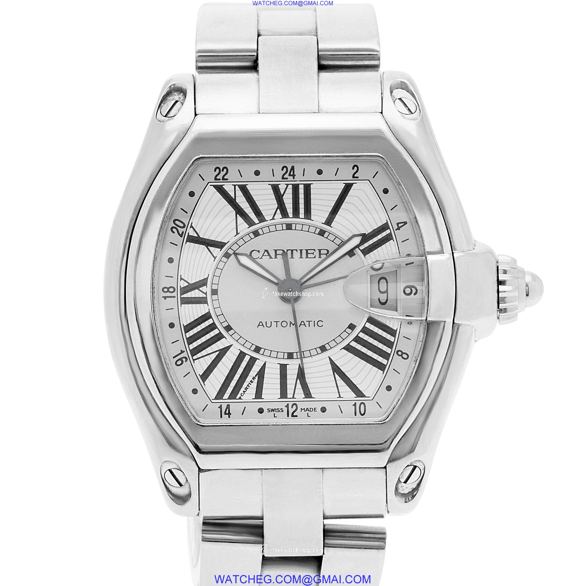 Cartier W62032X6 Roadster Automatic Male Stainless Steel