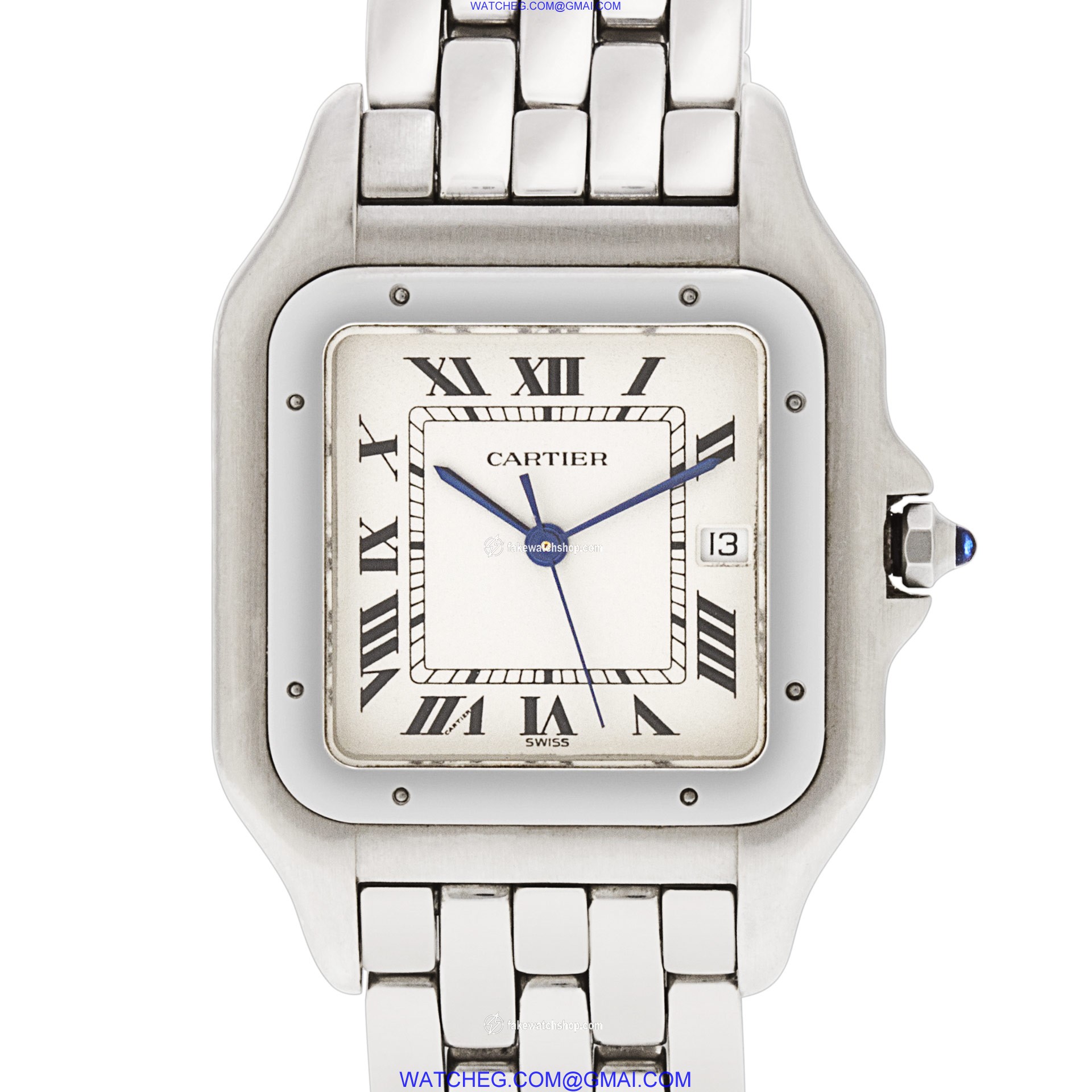 Cartier W25032P5 Panthere Quartz Male Stainless Steel