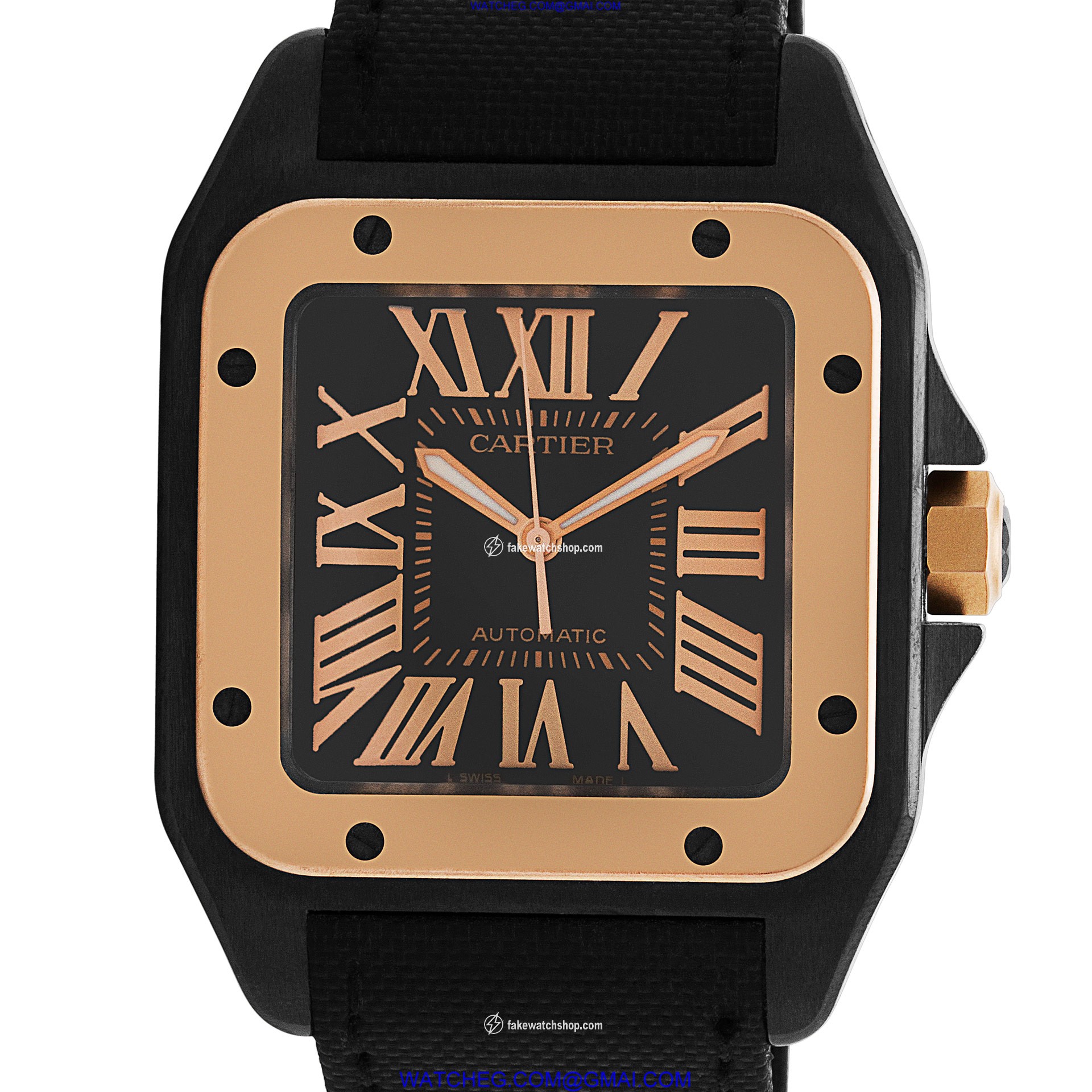 Cartier W2020009 Santos 100 Automatic Male Stainless Steel