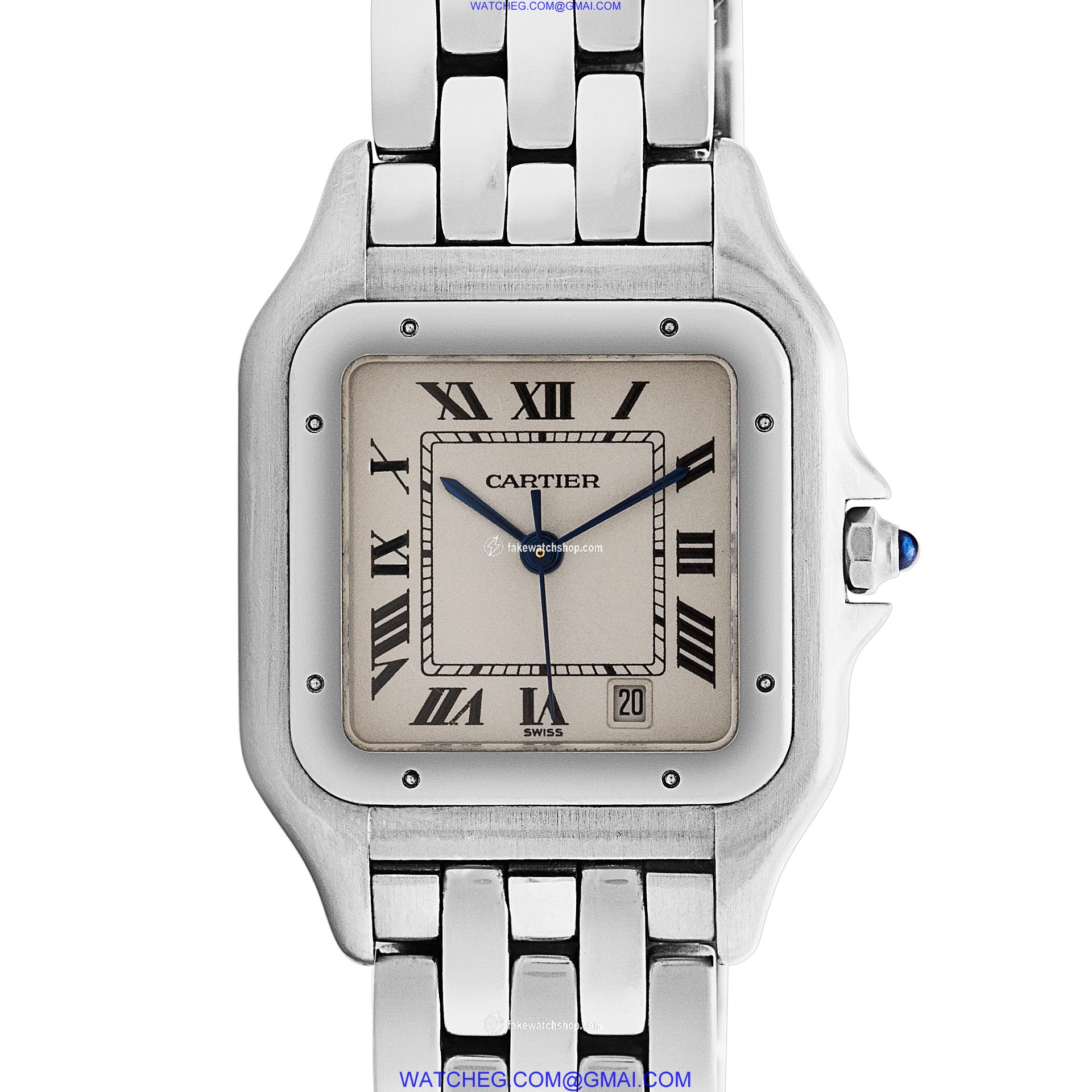 Cartier w25054p5 Panthere Quartz Male Stainless Steel