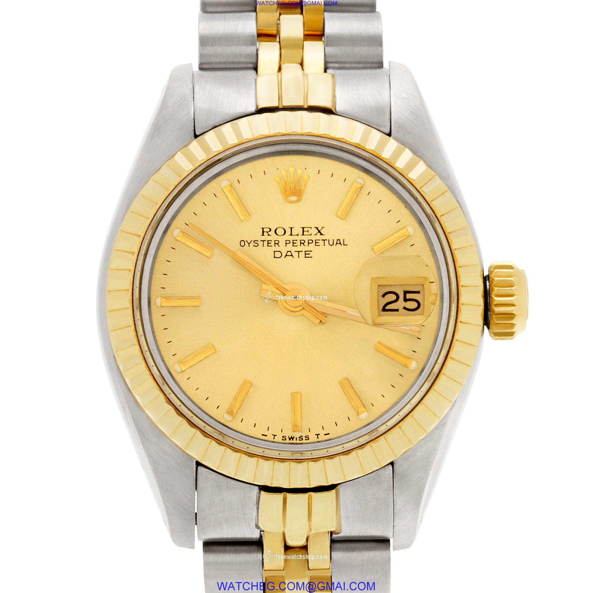 Rolex 6917 Datejust Automatic Female 14k gold & Stainless Steel