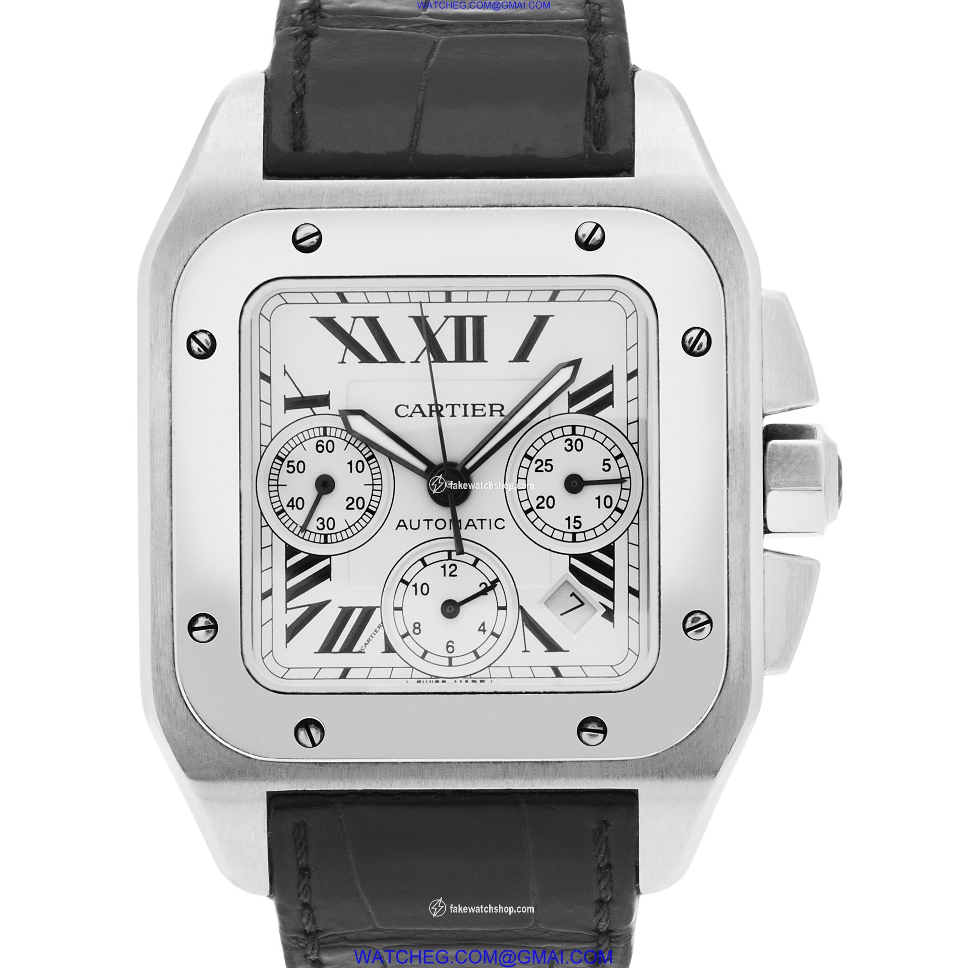 Cartier W20090X8 Santos 100 Automatic Male Stainless Steel