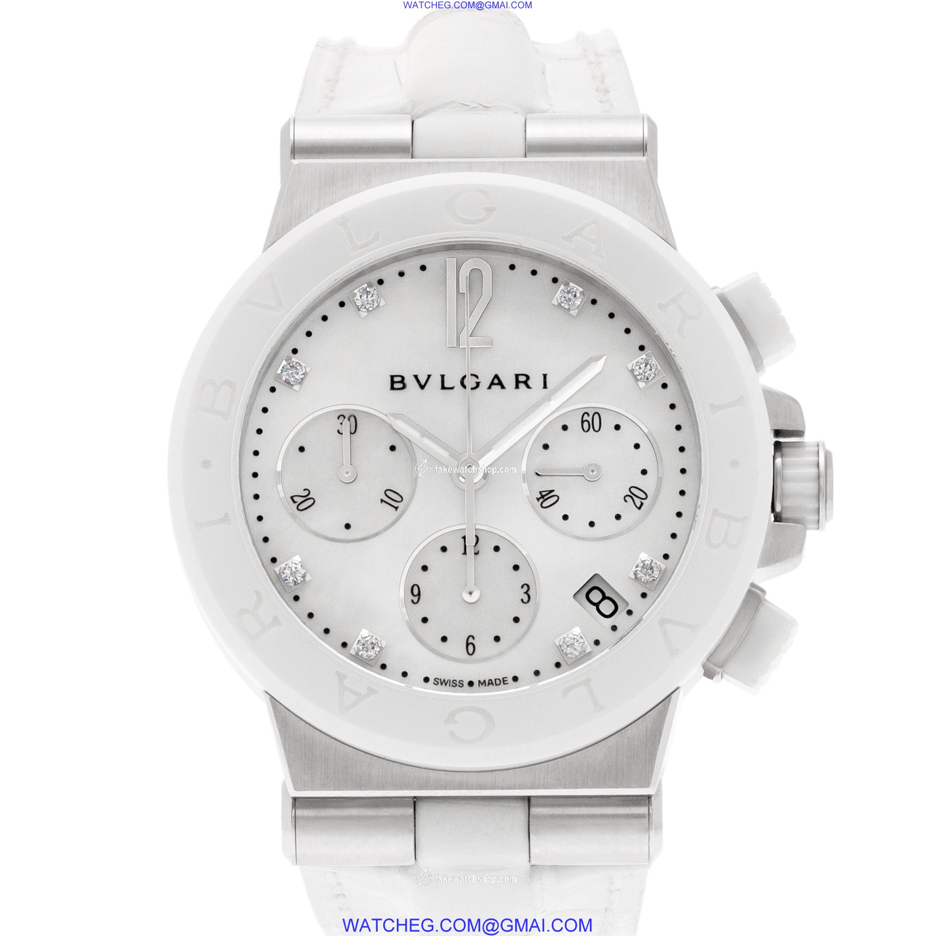 Bvlgari DG 37 SC CH Diagono Quartz Female Stainless Steel