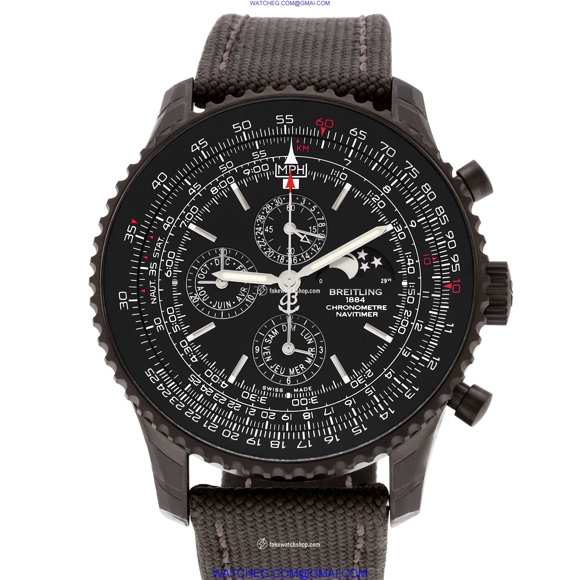 Breitling m19380 Navitimer Automatic Male Black PVD