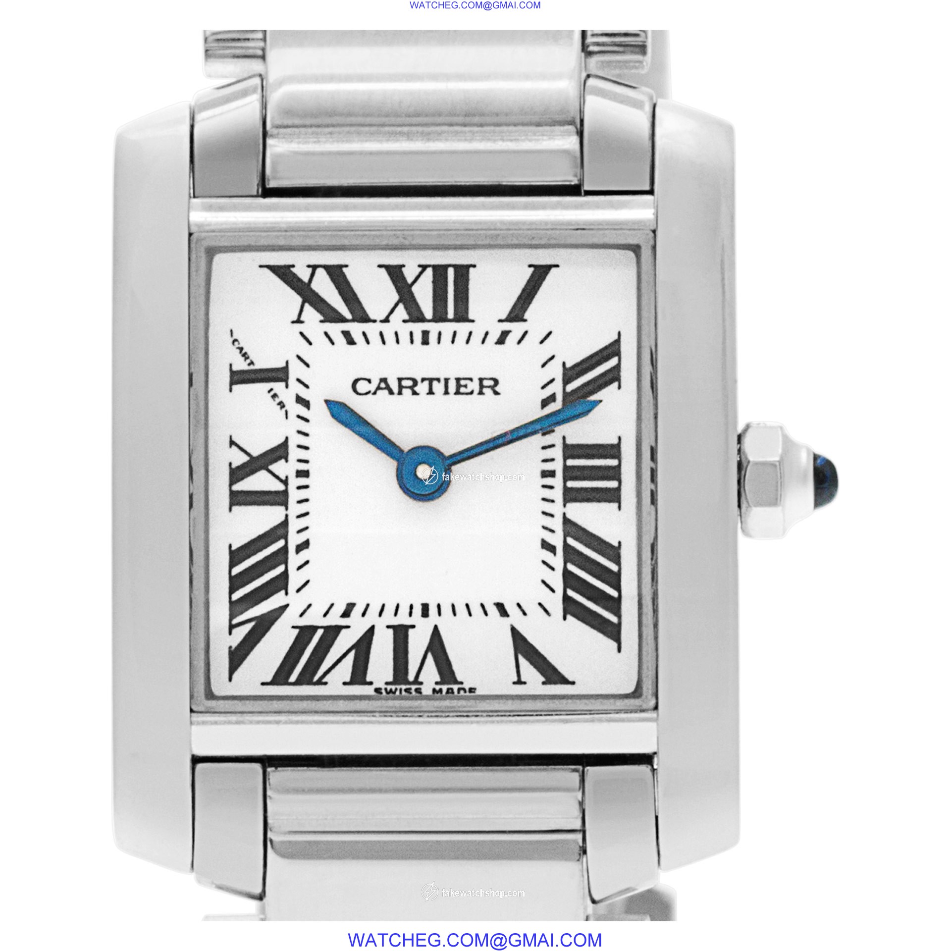 Cartier w5001253 Tank Francaise Quartz Female 18k White Gold