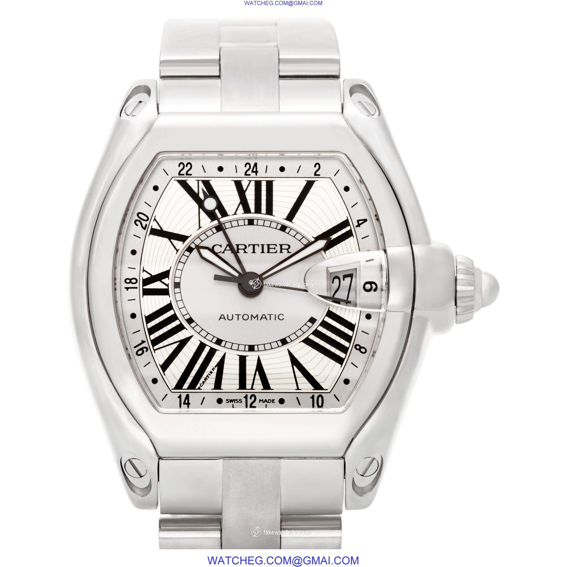Cartier W62032X6 Roadster Automatic Male Stainless Steel