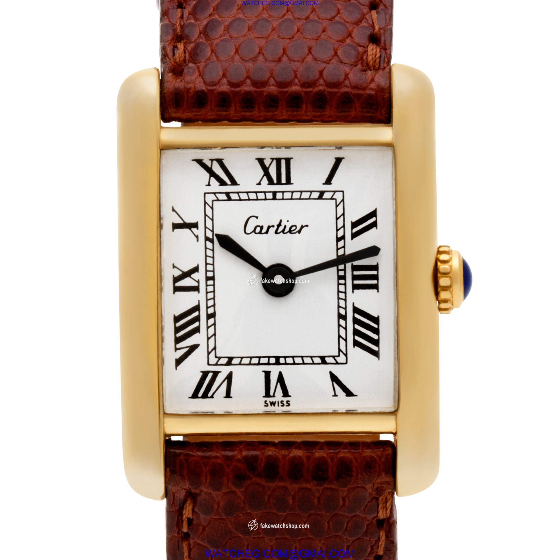 Cartier Cartier 1385 Tank Vermeil Manual Female Vermeil