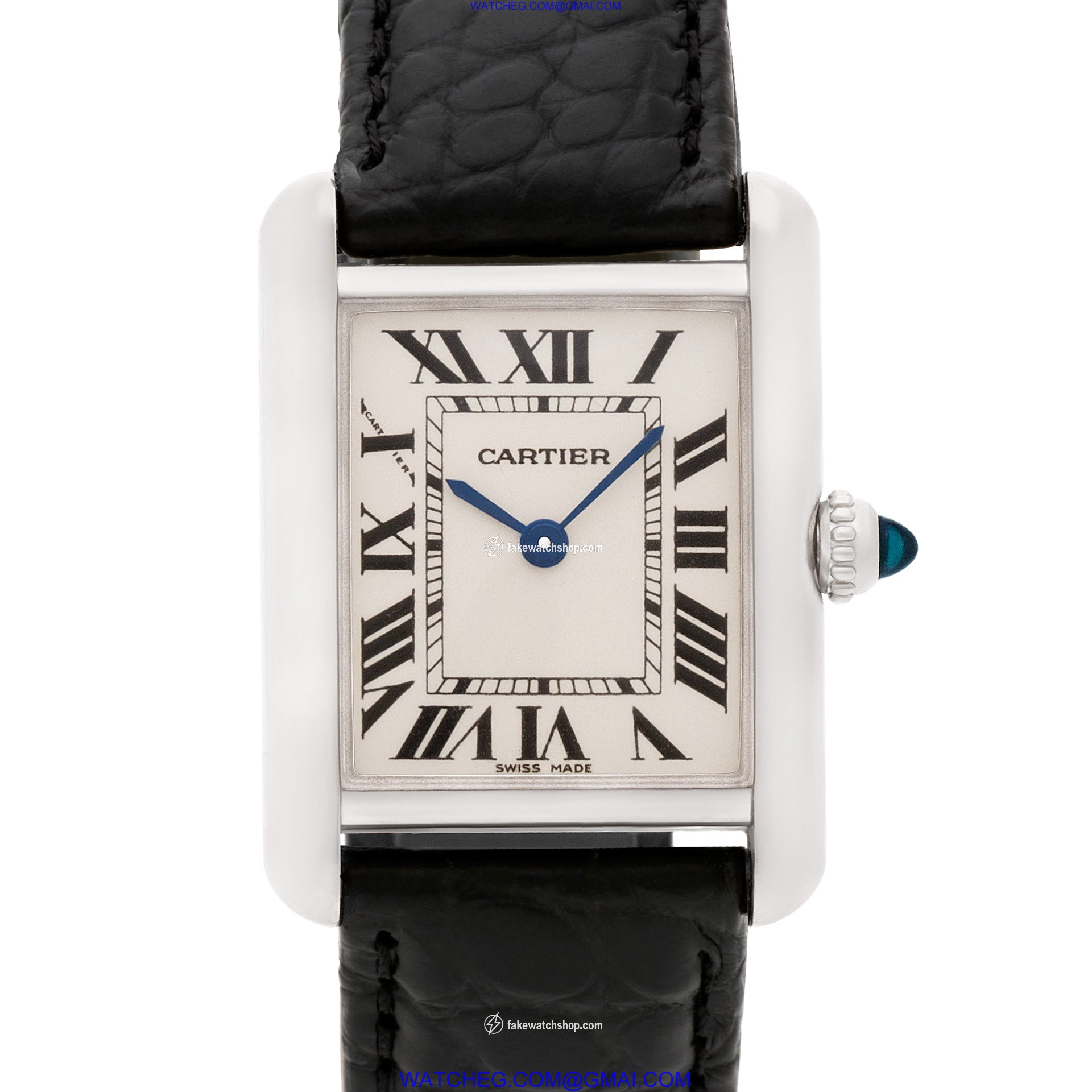 Cartier 2679 Tank Quartz Female 18k White Gold