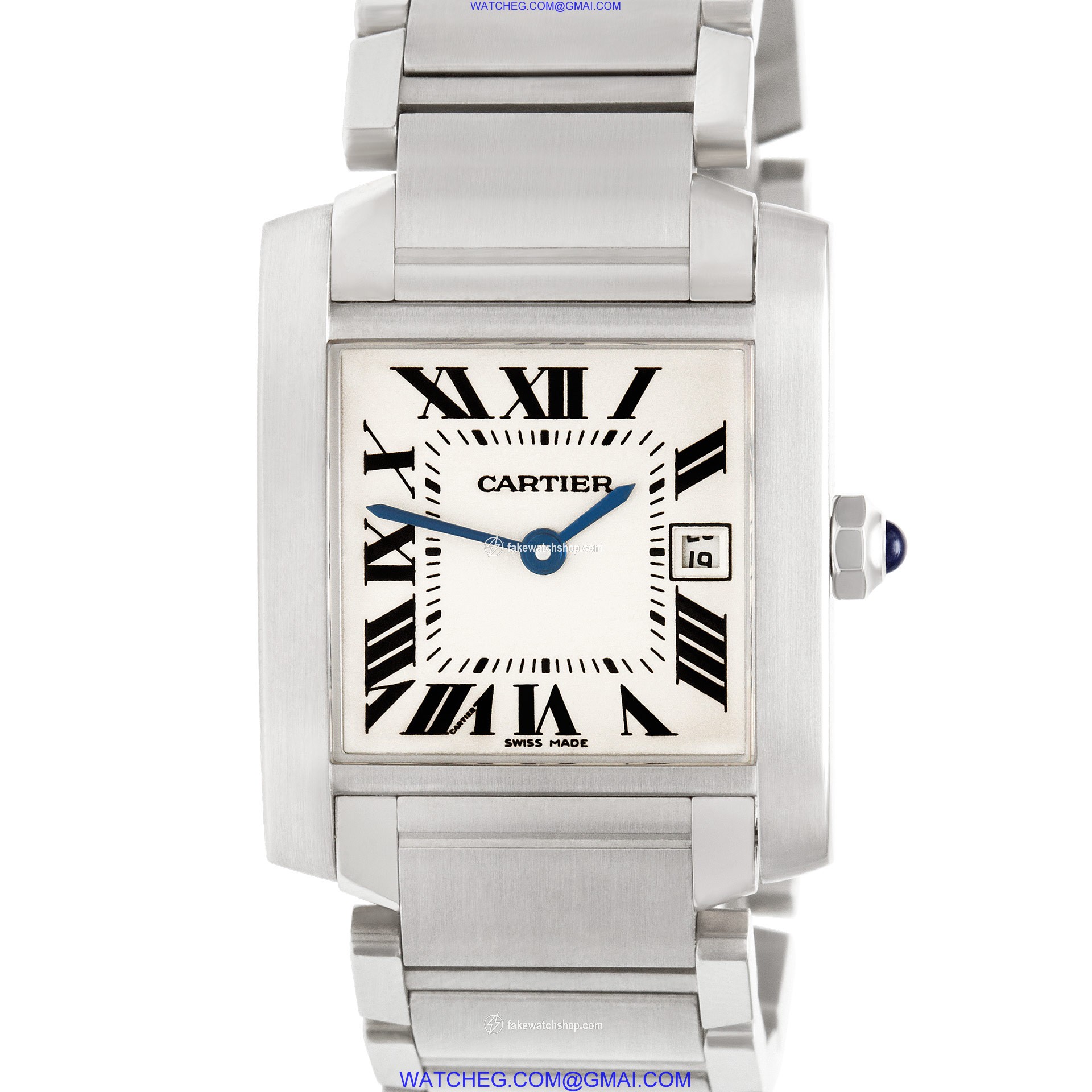 Cartier W51011Q3 Tank Francaise Quartz Unisex Stainless Steel