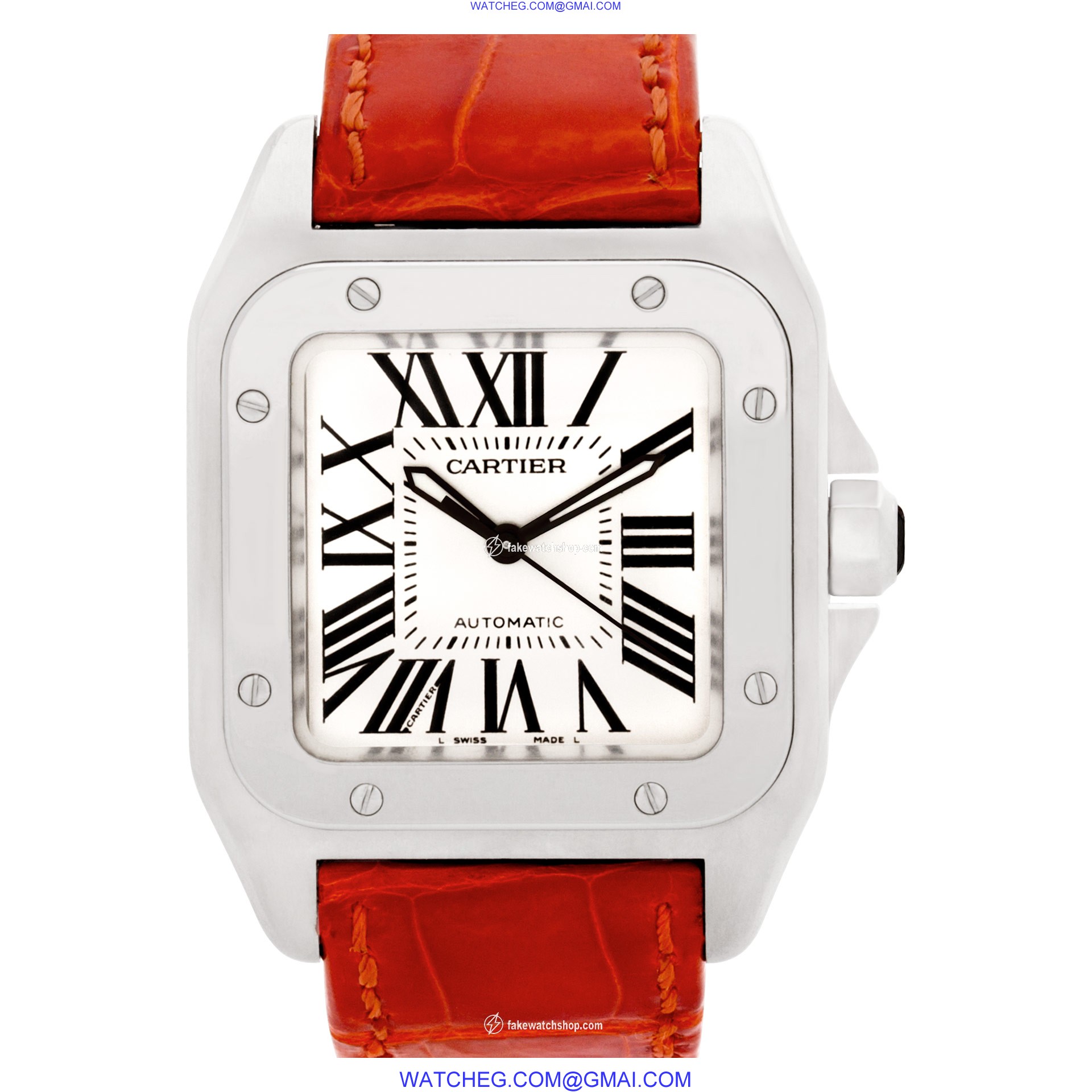 Cartier W20106X8 Santos 100 Automatic Unisex Stainless Steel