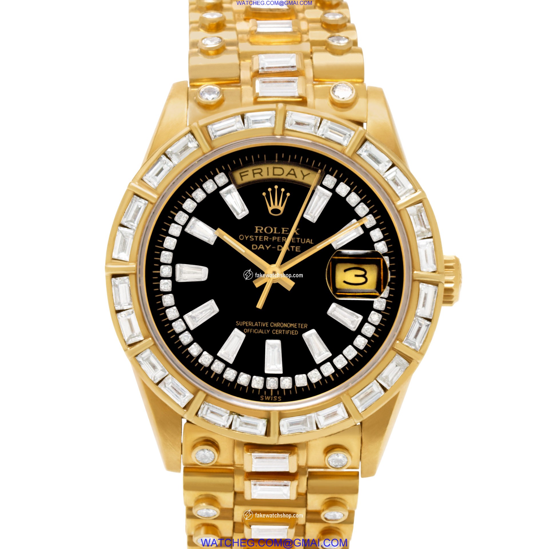 Rolex 18038 Day-Date Automatic Unisex 18k yellow gold