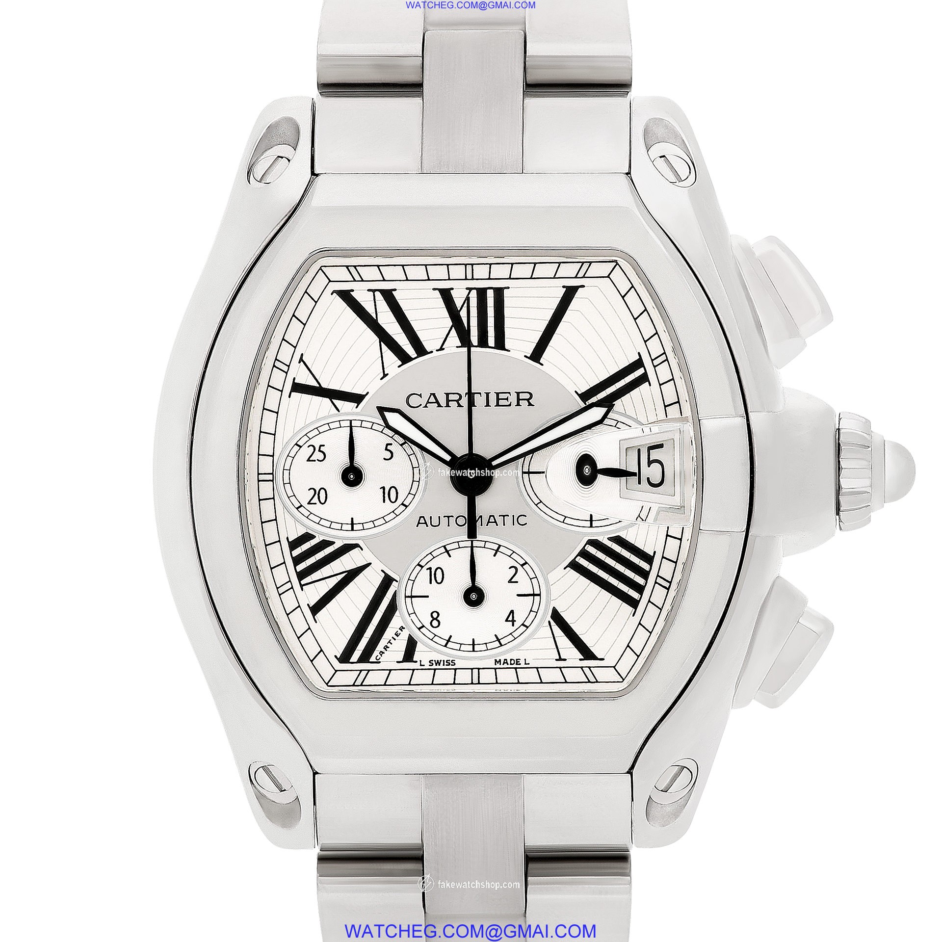 Cartier 2618 Roadster Automatic Male Stainless Steel