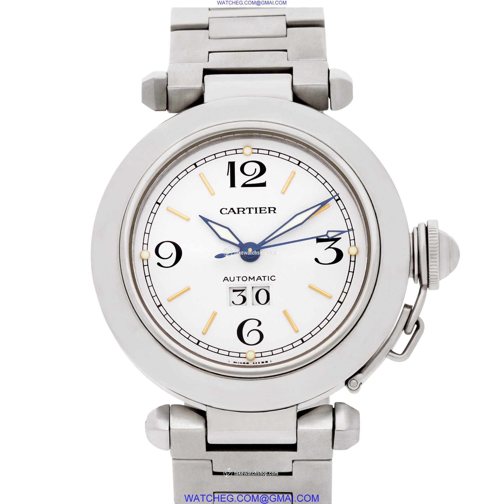 Cartier W31044m7 Pasha Automatic Female Stainless Steel